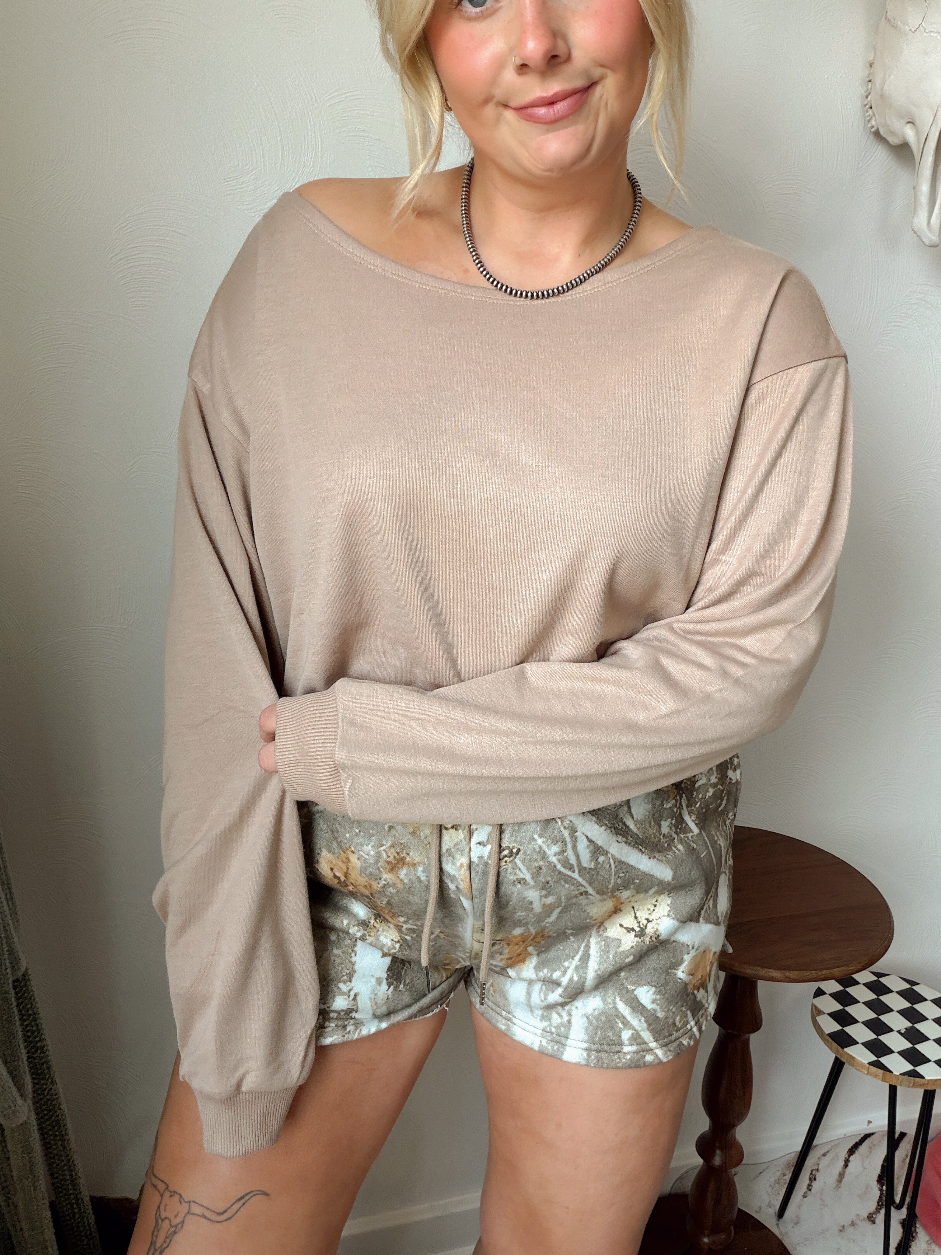 DESERT BOATNECK LS