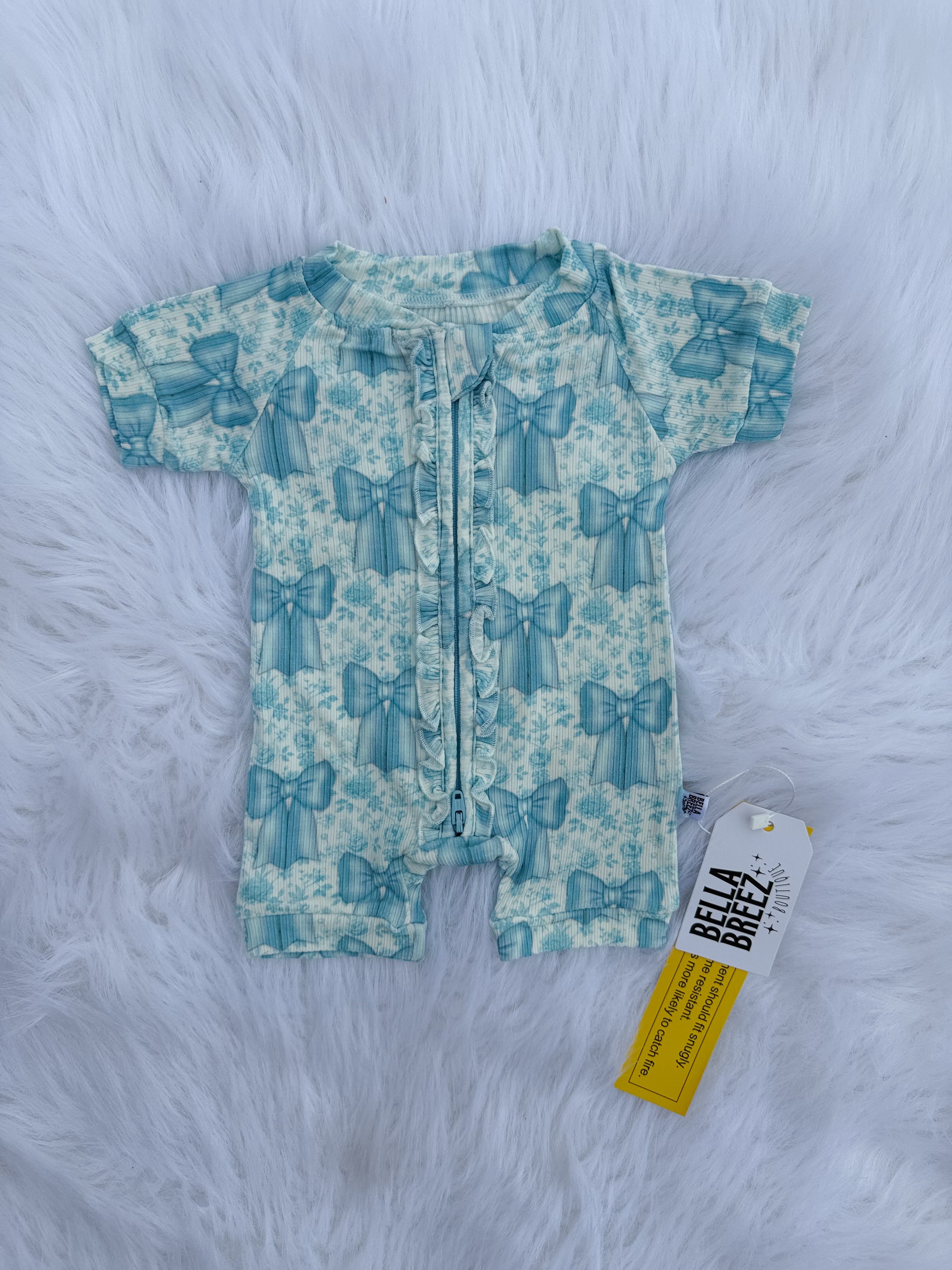 Blue Dream Dreams Bamboo Shortie Romper