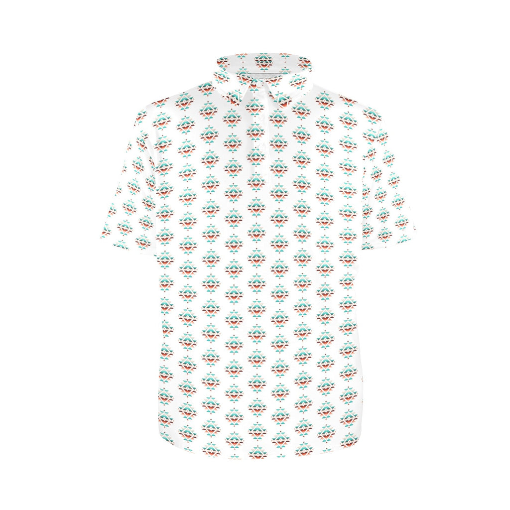 Serape Aztec Polo Style Shirt