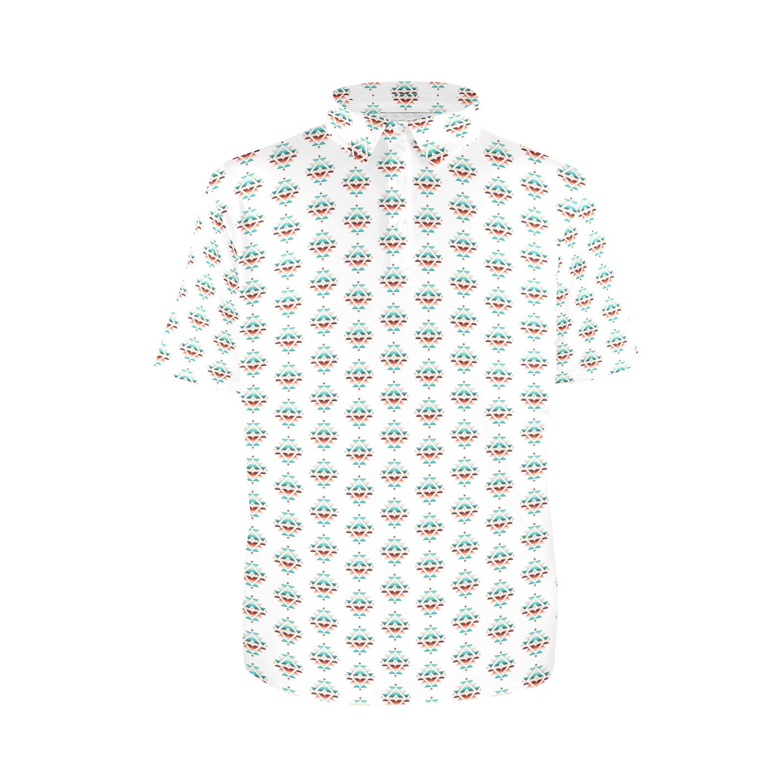 Serape Aztec Polo Style Shirt