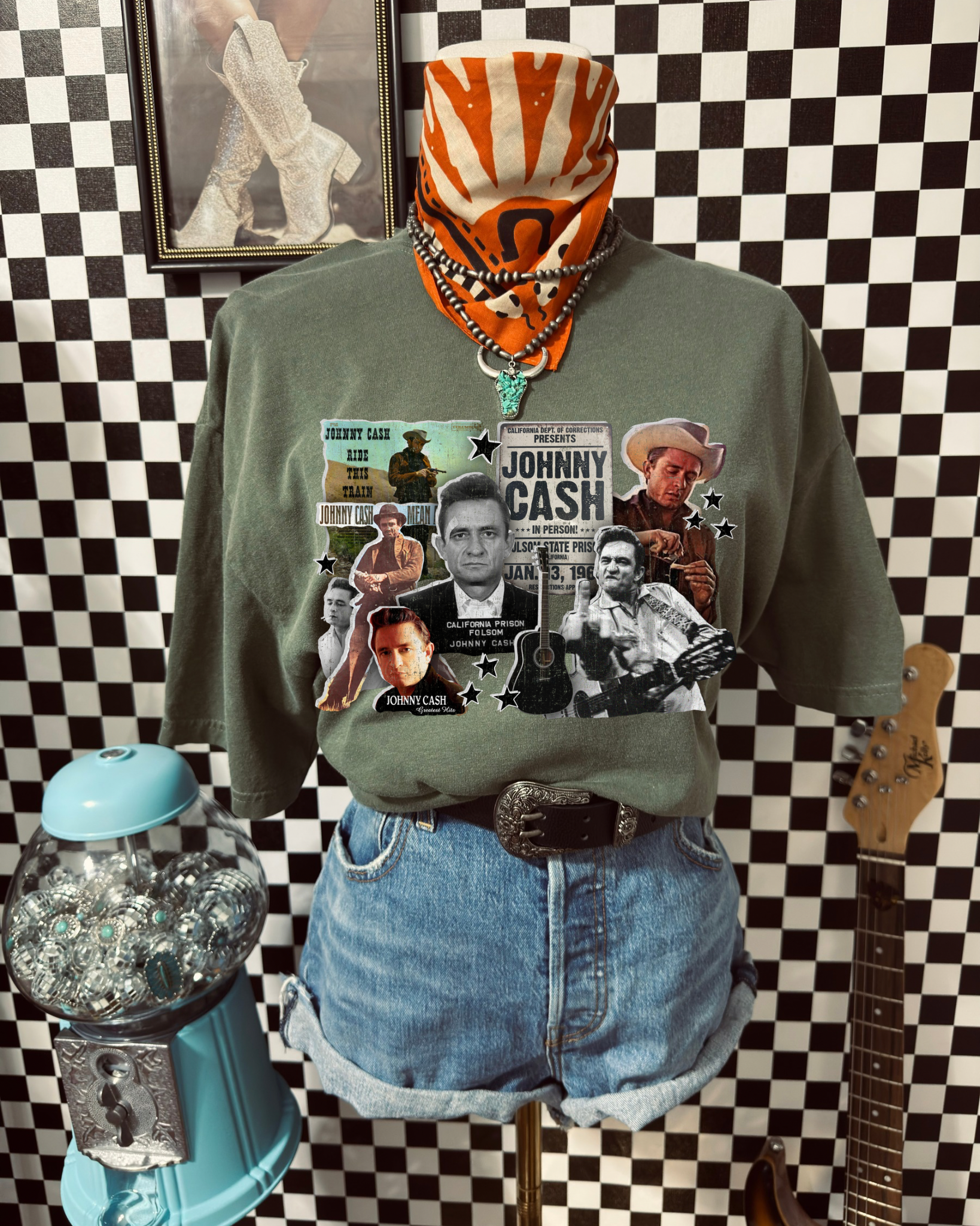 Cash collage tee