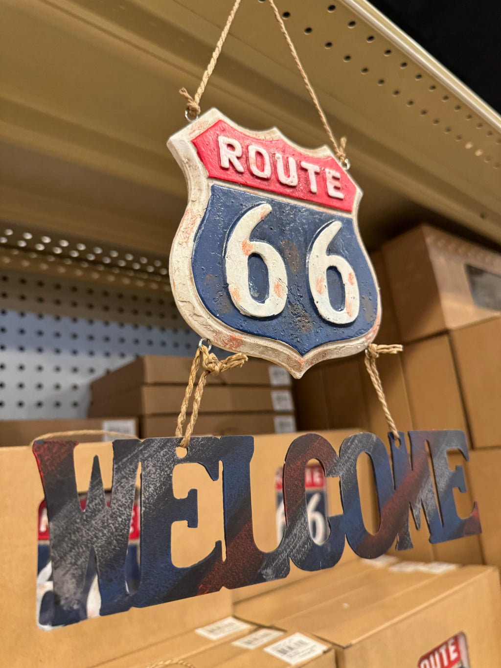 Route 66 Welcome Sign