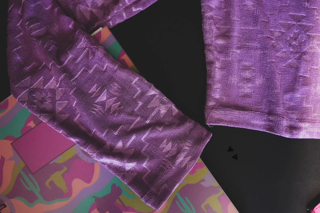 Macy Lavender Crop Top