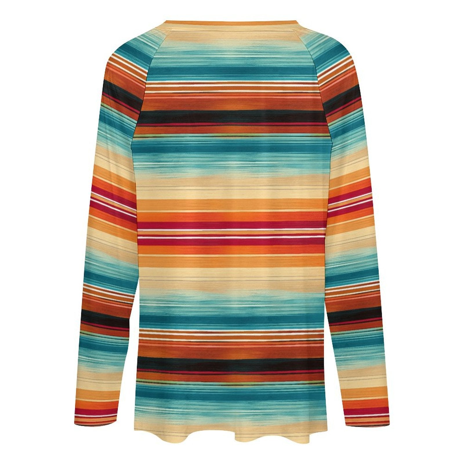 Baha Ranch Long Sleeve Southwestern Serape Top
