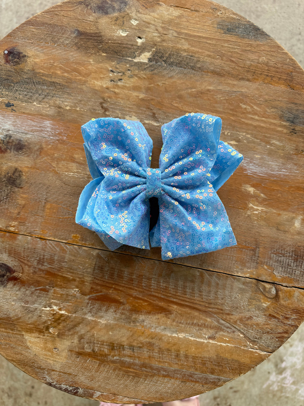 Sequin 7 inch bows