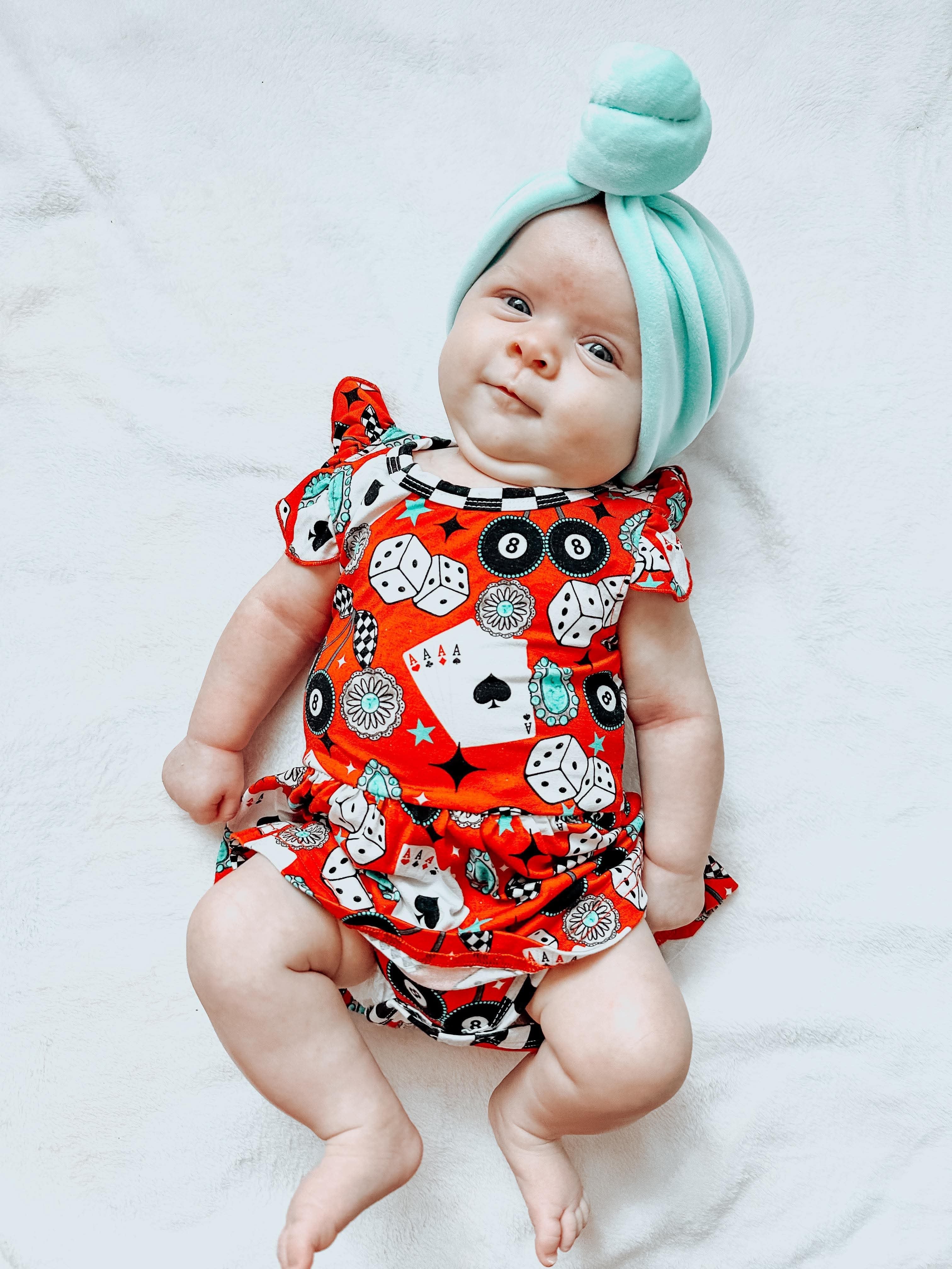 Wild Card Bamboo Skirted Romper