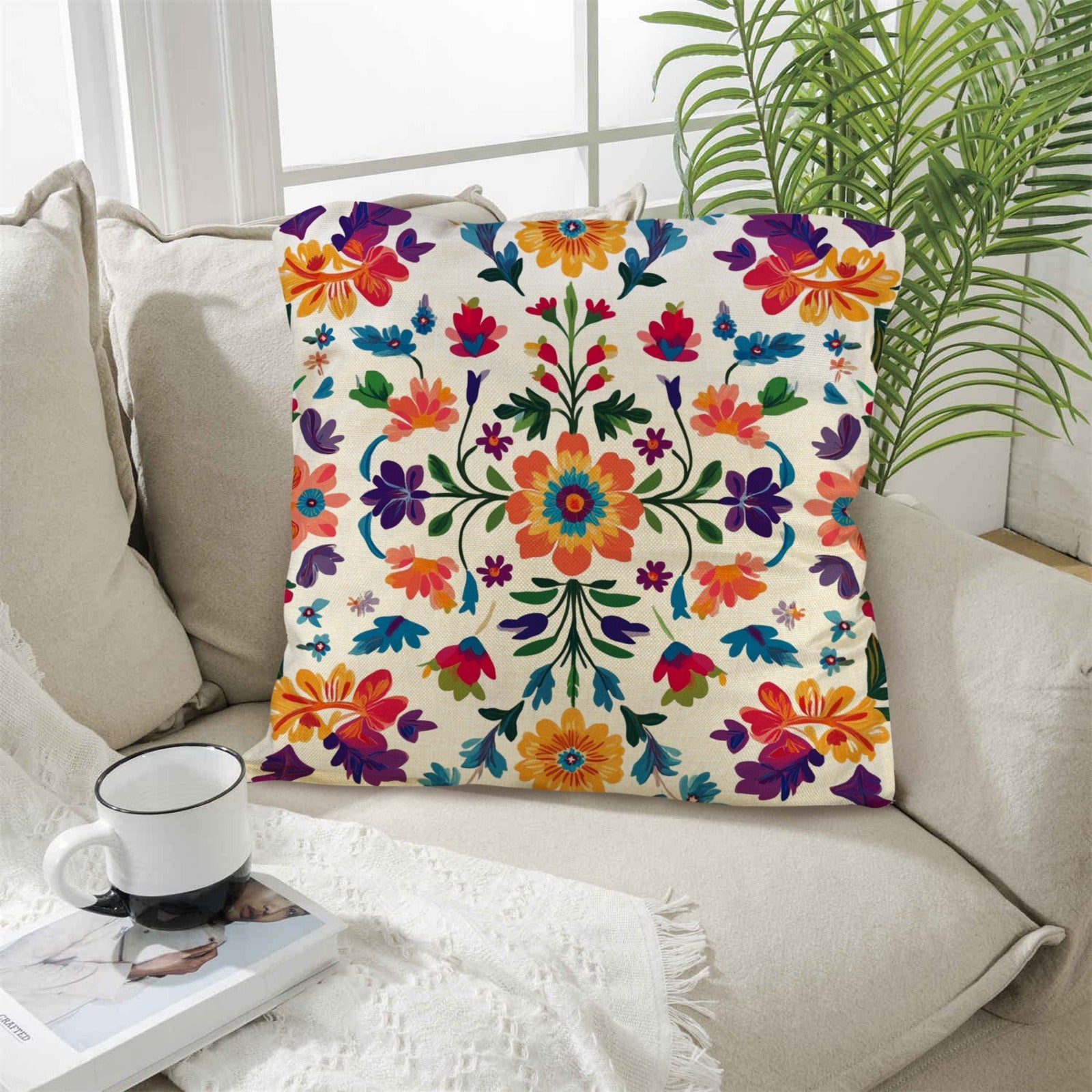 Floral Pillow Case Custom Pillow Case Made in America