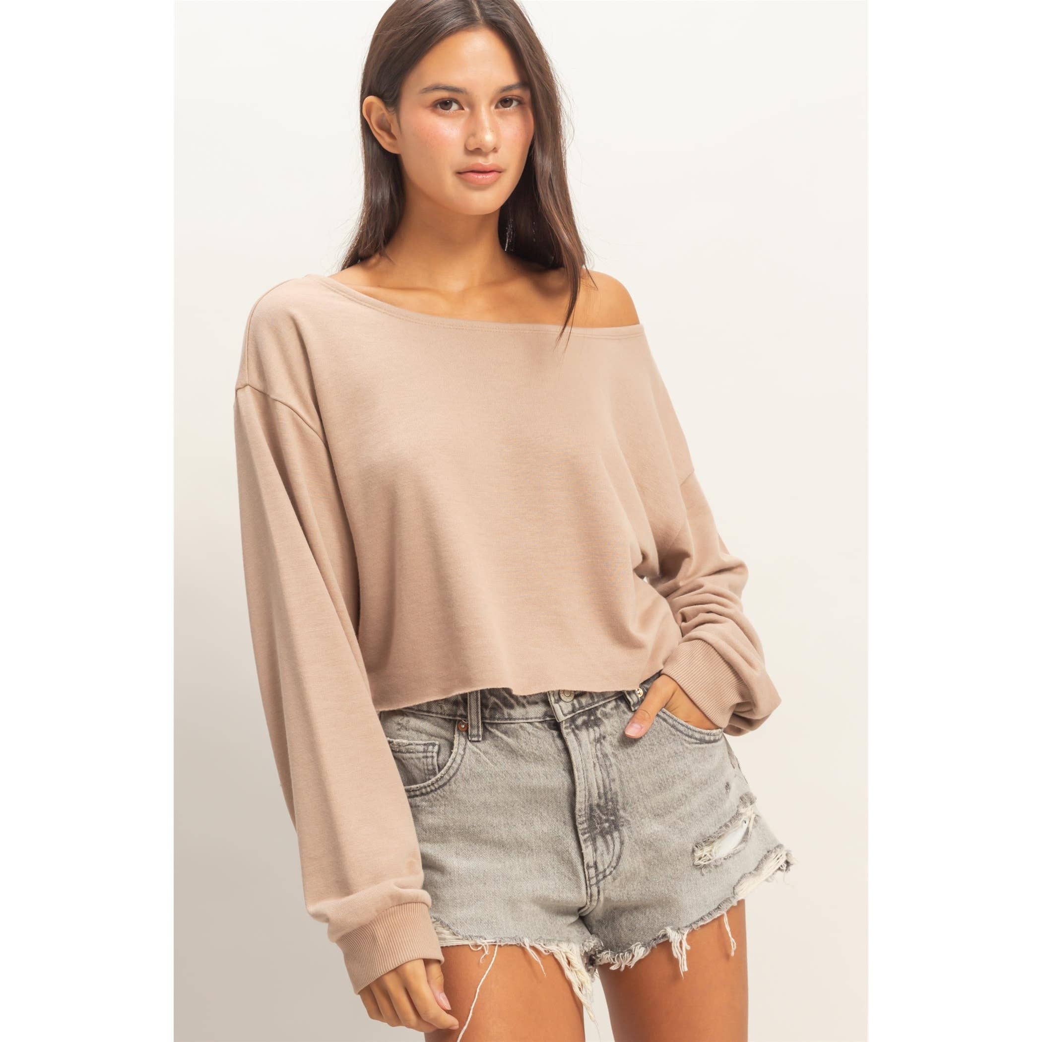 DESERT BOATNECK LS