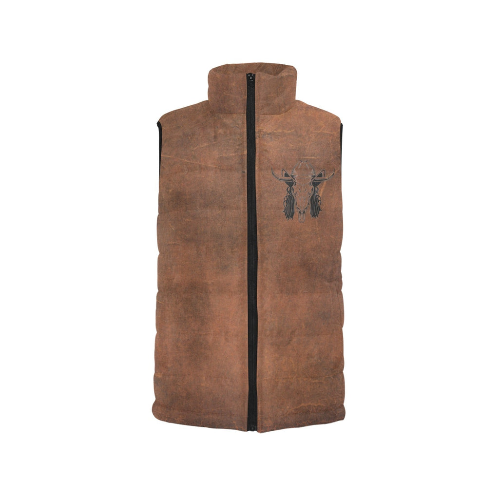 Mullet Cowboy in Desert Men's Puffy Vest