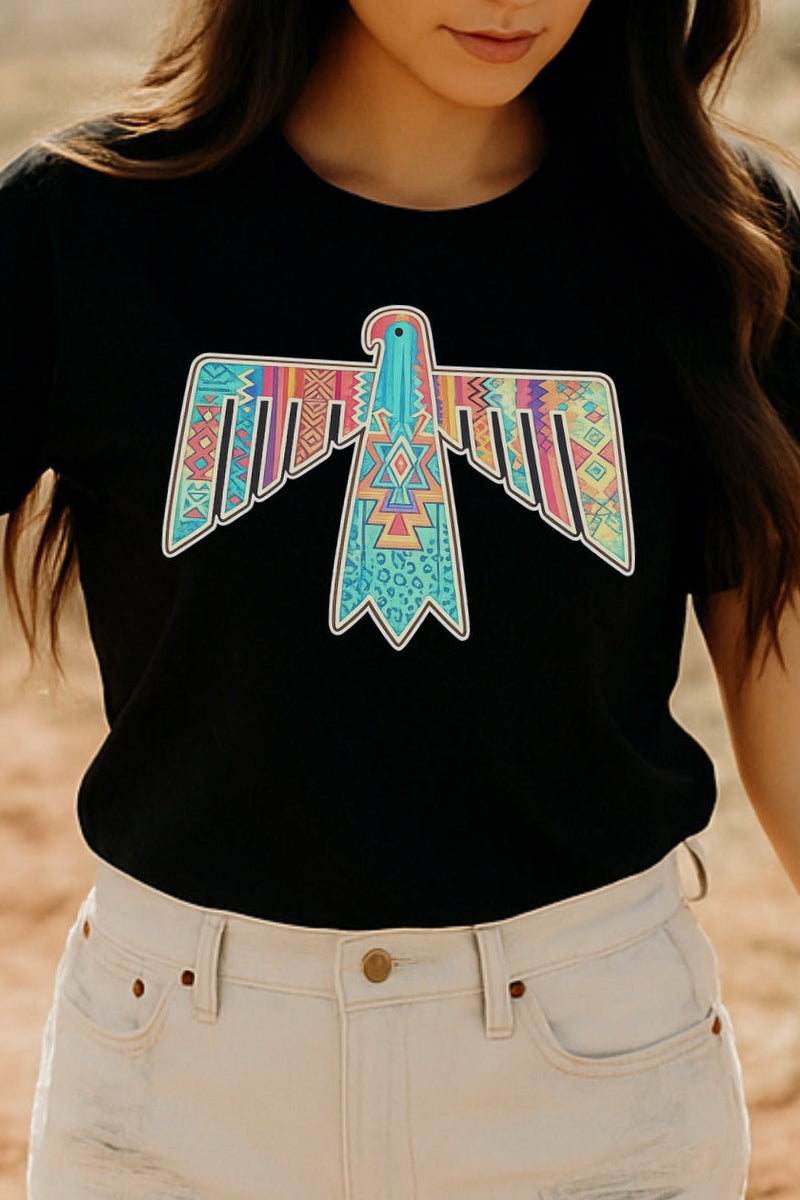 Southwestern Thunderbird Western Graphic Tee