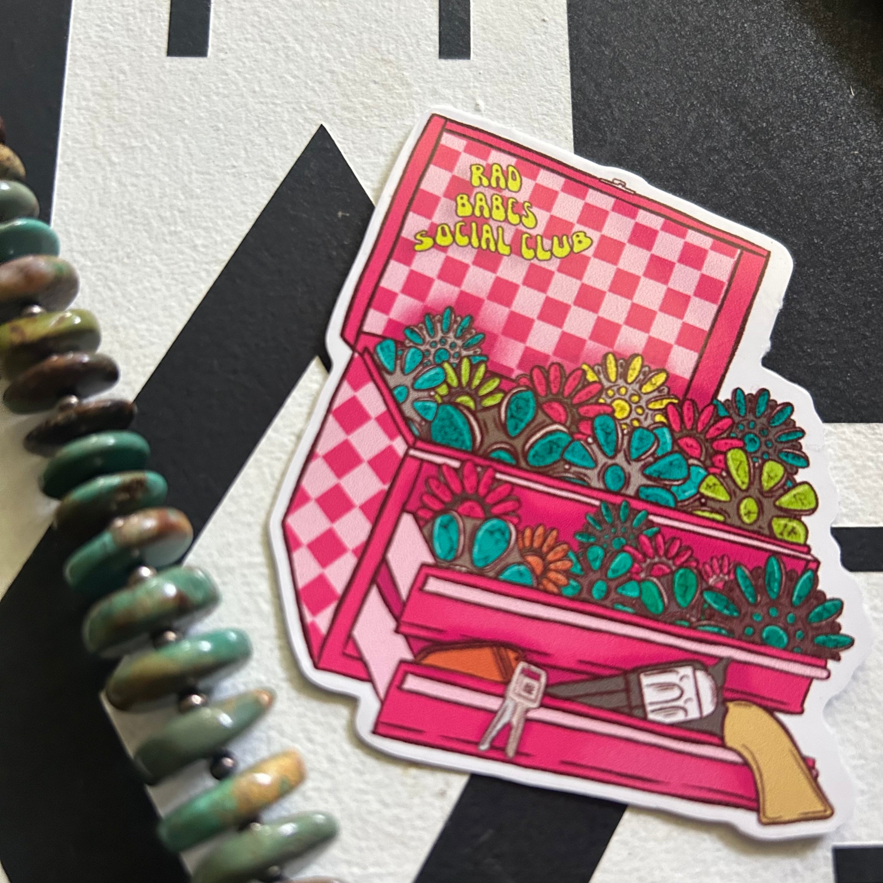 Tool box sticker