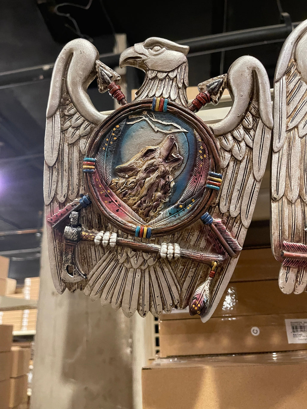 Eagle Horse Cowskull Wolf Arrow Tomahawk Wall Decor