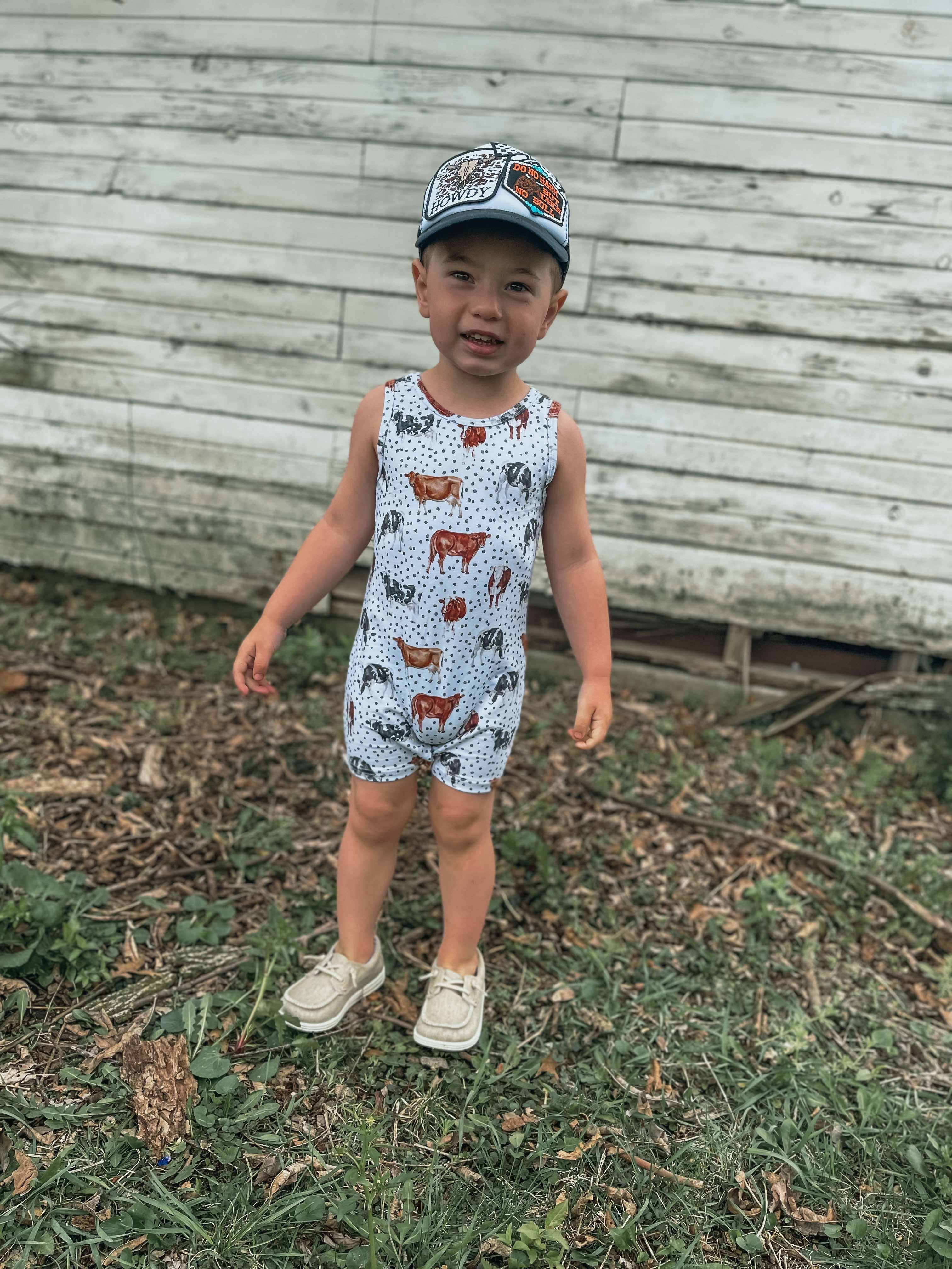 Heifer Tank Top Romper