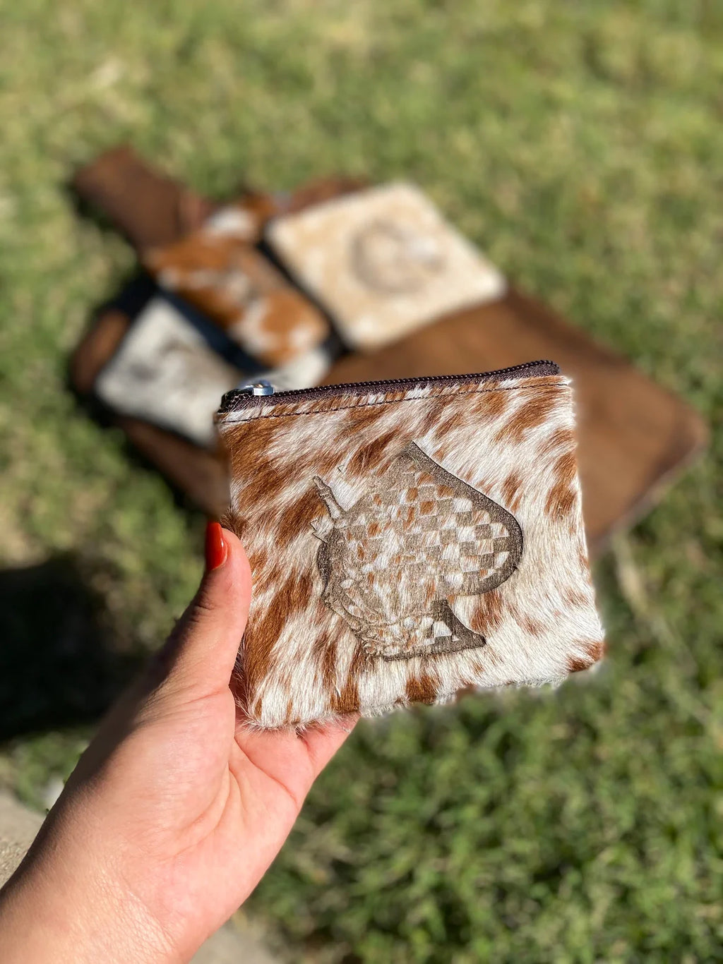 Cowhide & Leather Coin pouches
