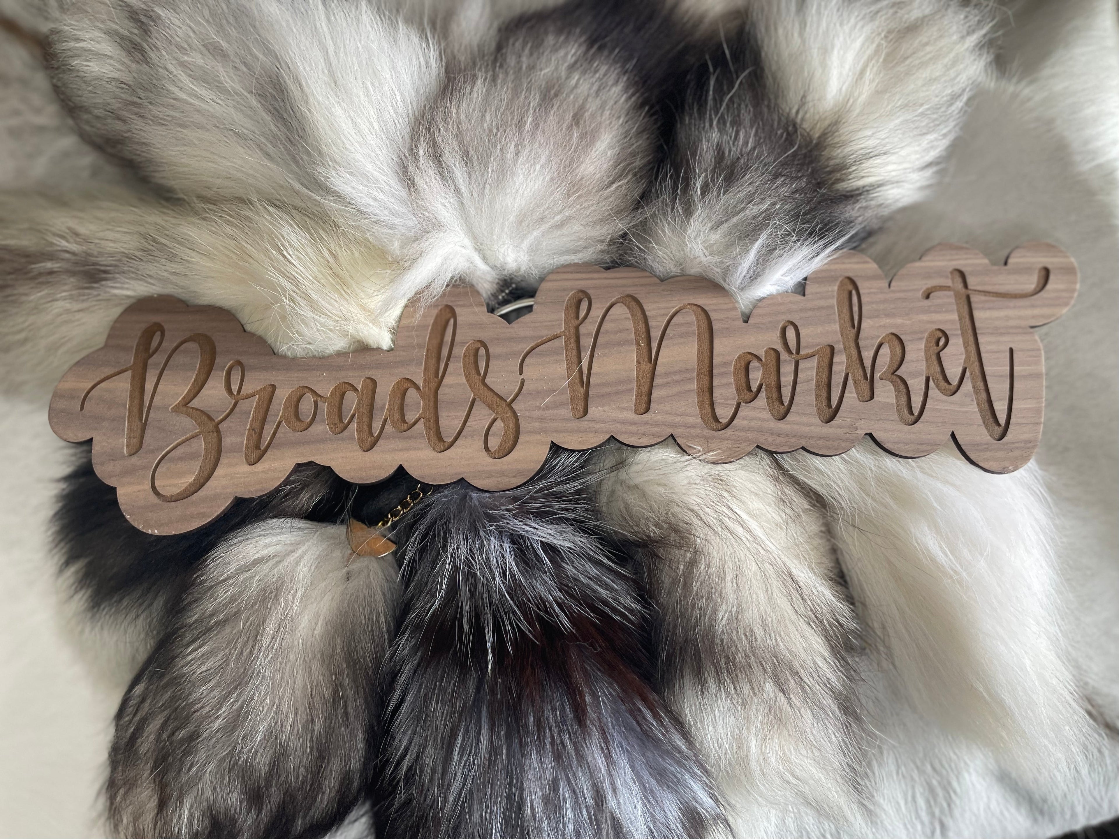 Assorted Short Fox Tail Keychains