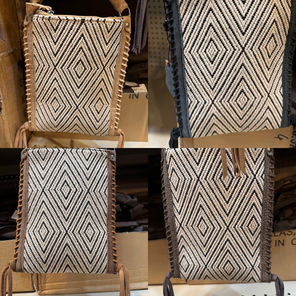 Aztec Diamond Crossbody Purse