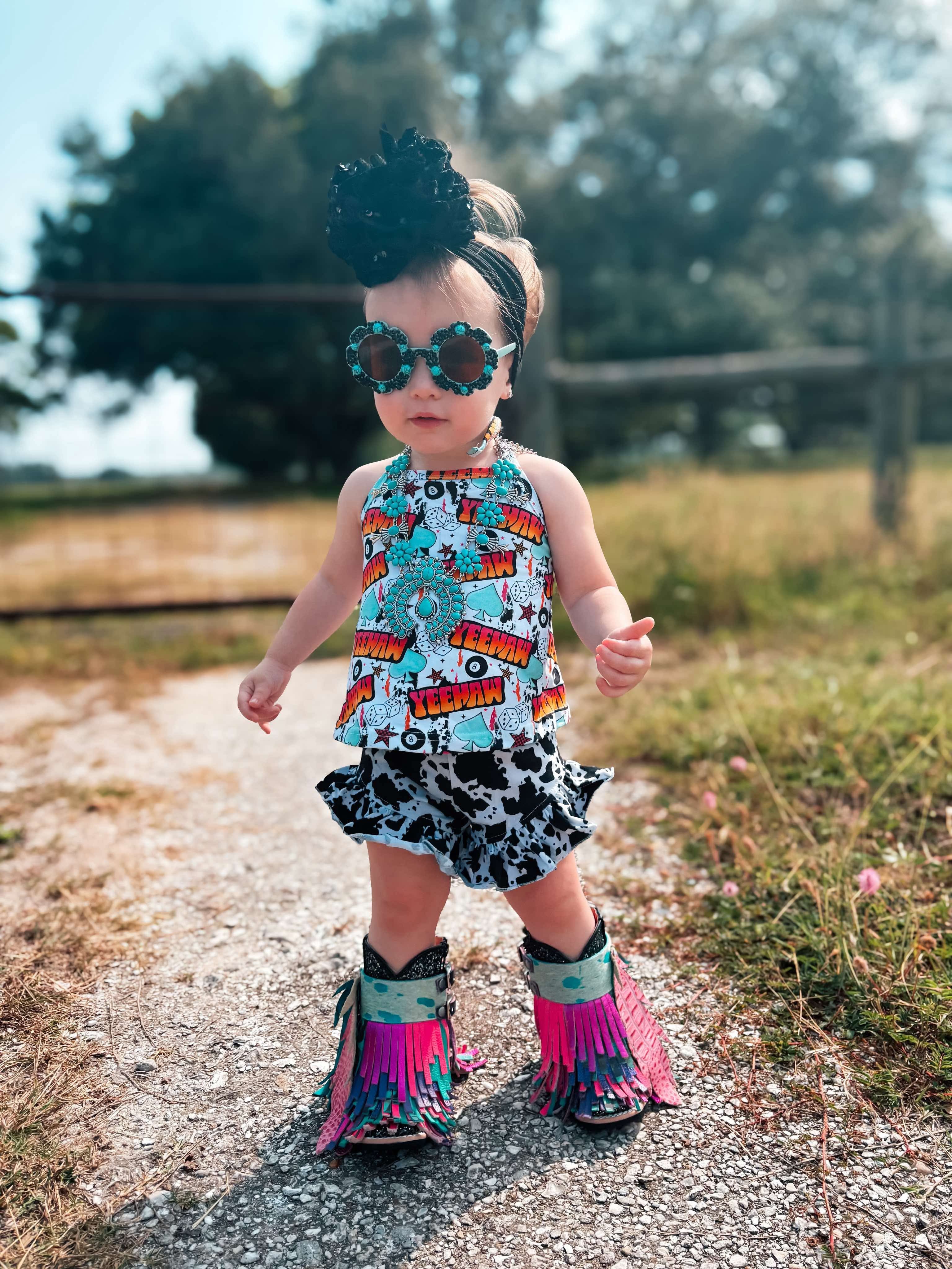 Cow Print Shorties