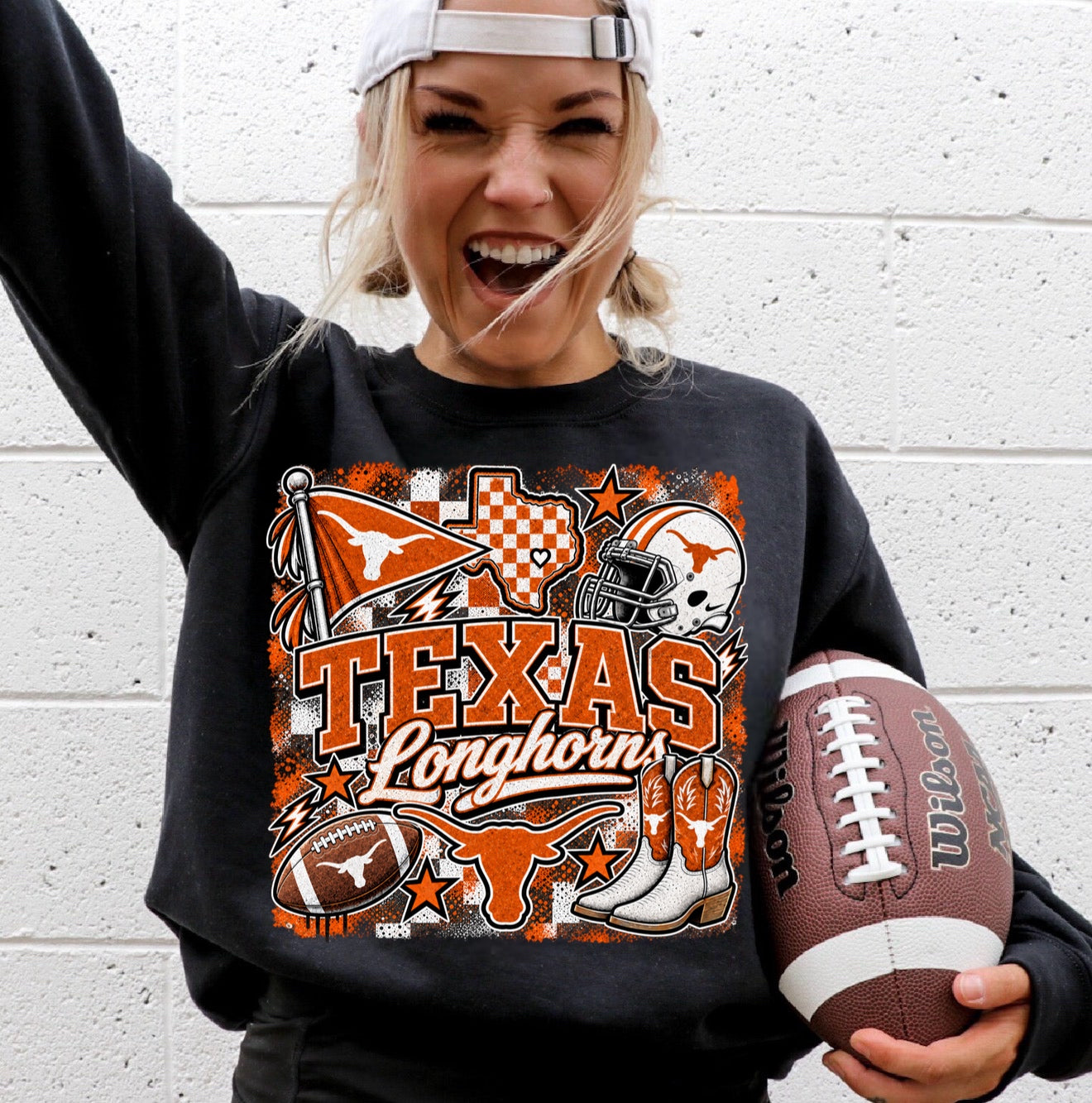 College Game Day T-Shirt | Choose Your Team | Black Gildan Softstyle