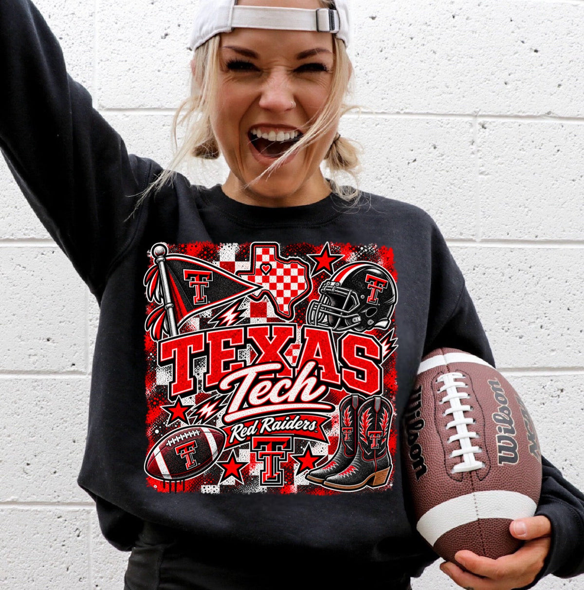 College Game Day T-Shirt | Choose Your Team | Black Gildan Softstyle
