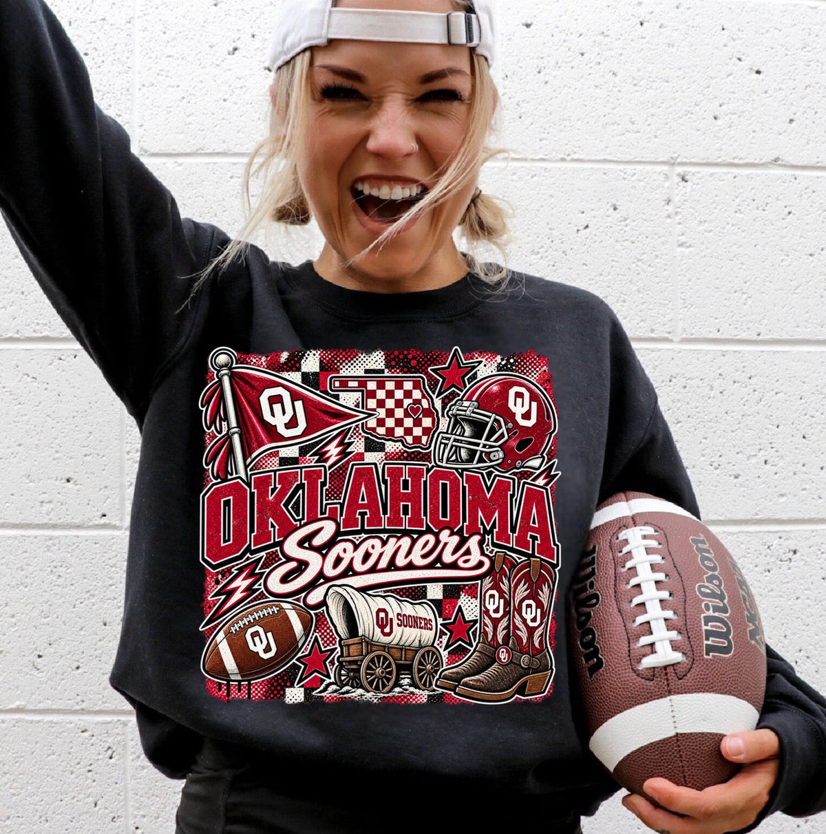College Game Day T-Shirt | Choose Your Team | Black Gildan Softstyle