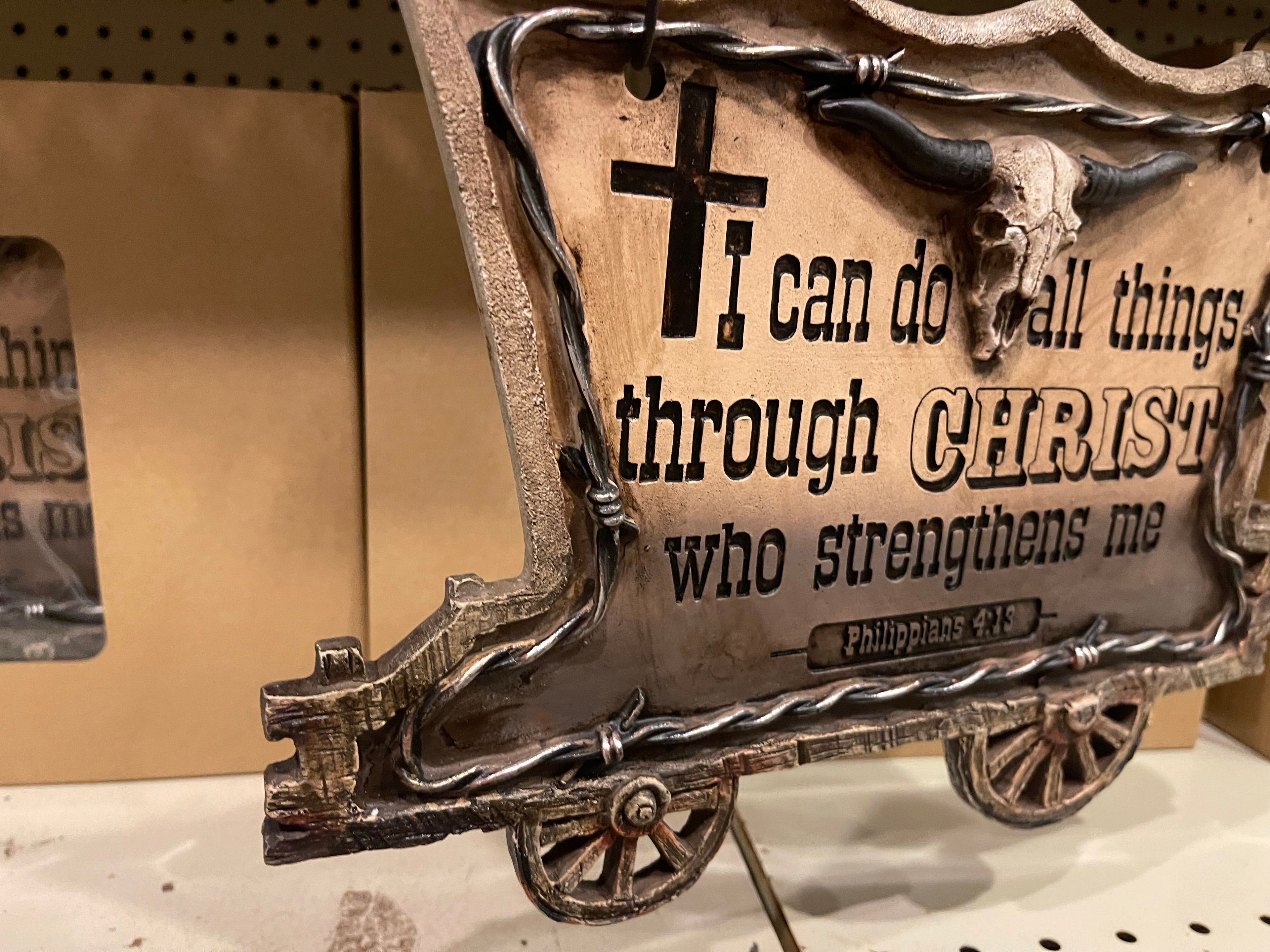 Chuckwagon I Can Do All Things Wall Decor