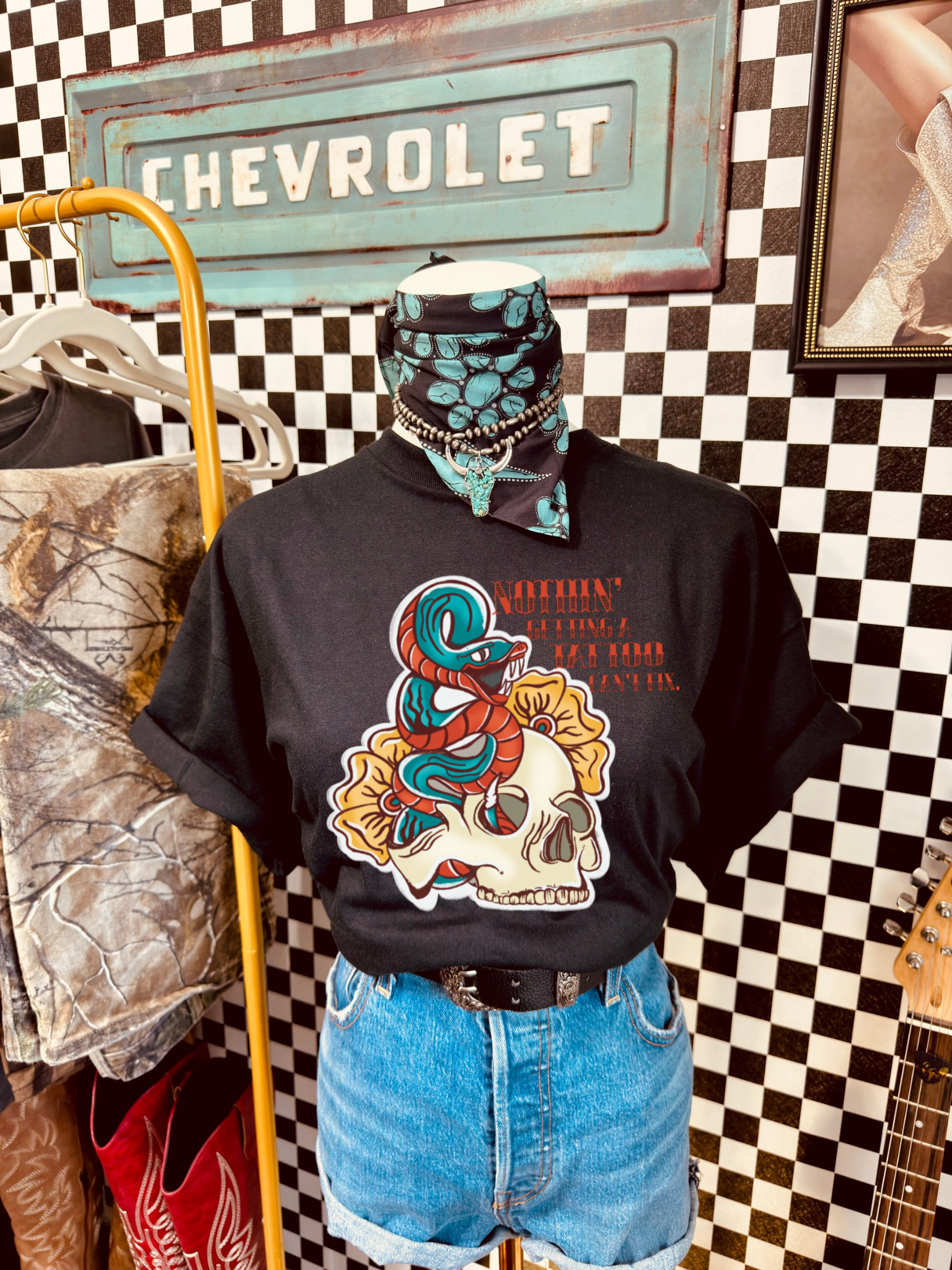 Nothing a tattoo can’t fix tee