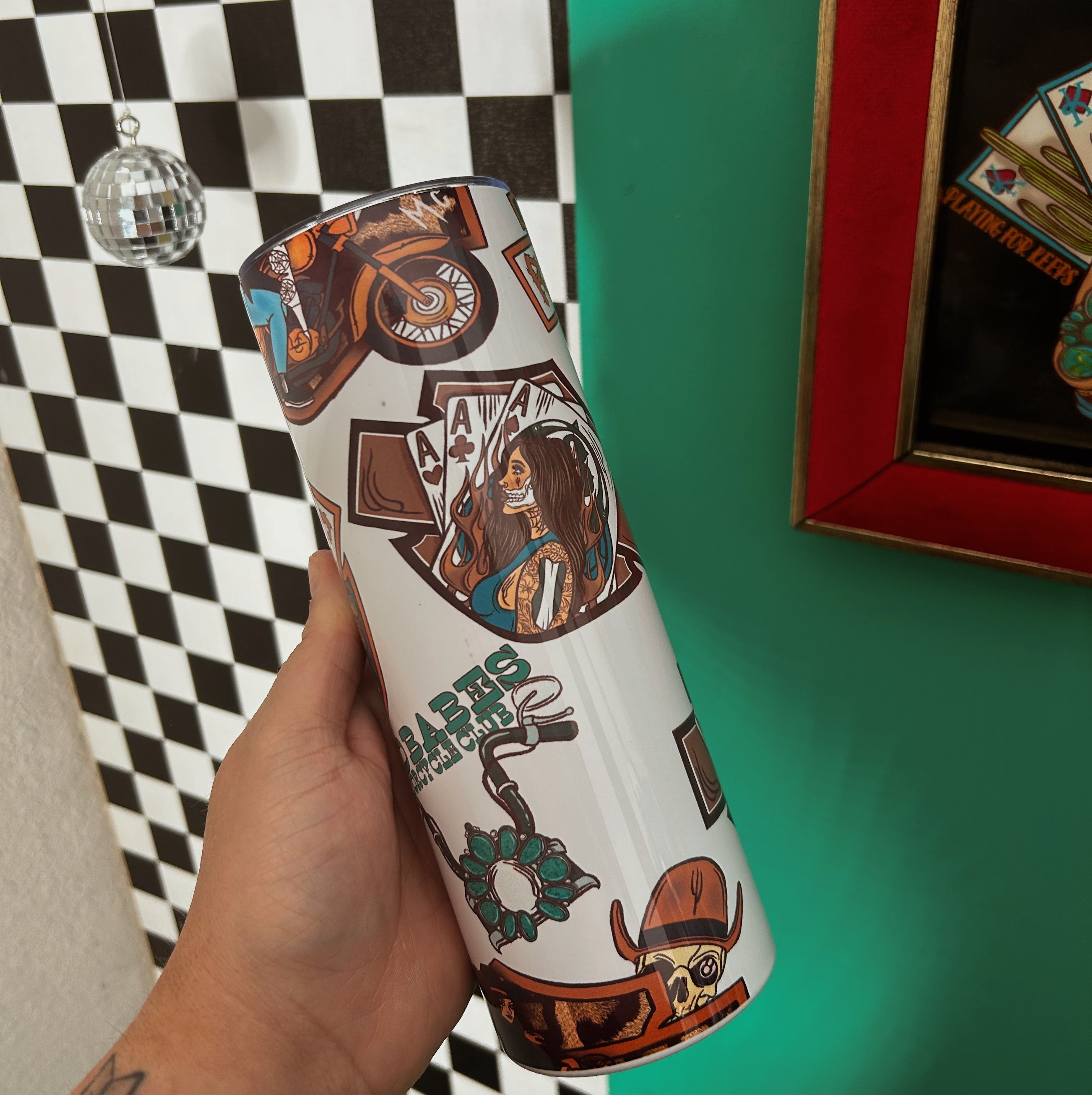 Rad Babes Moto club Tumbler