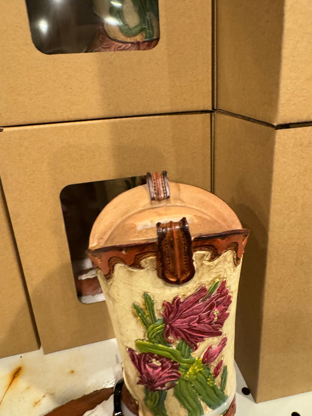 Lily Floral Boot Vase