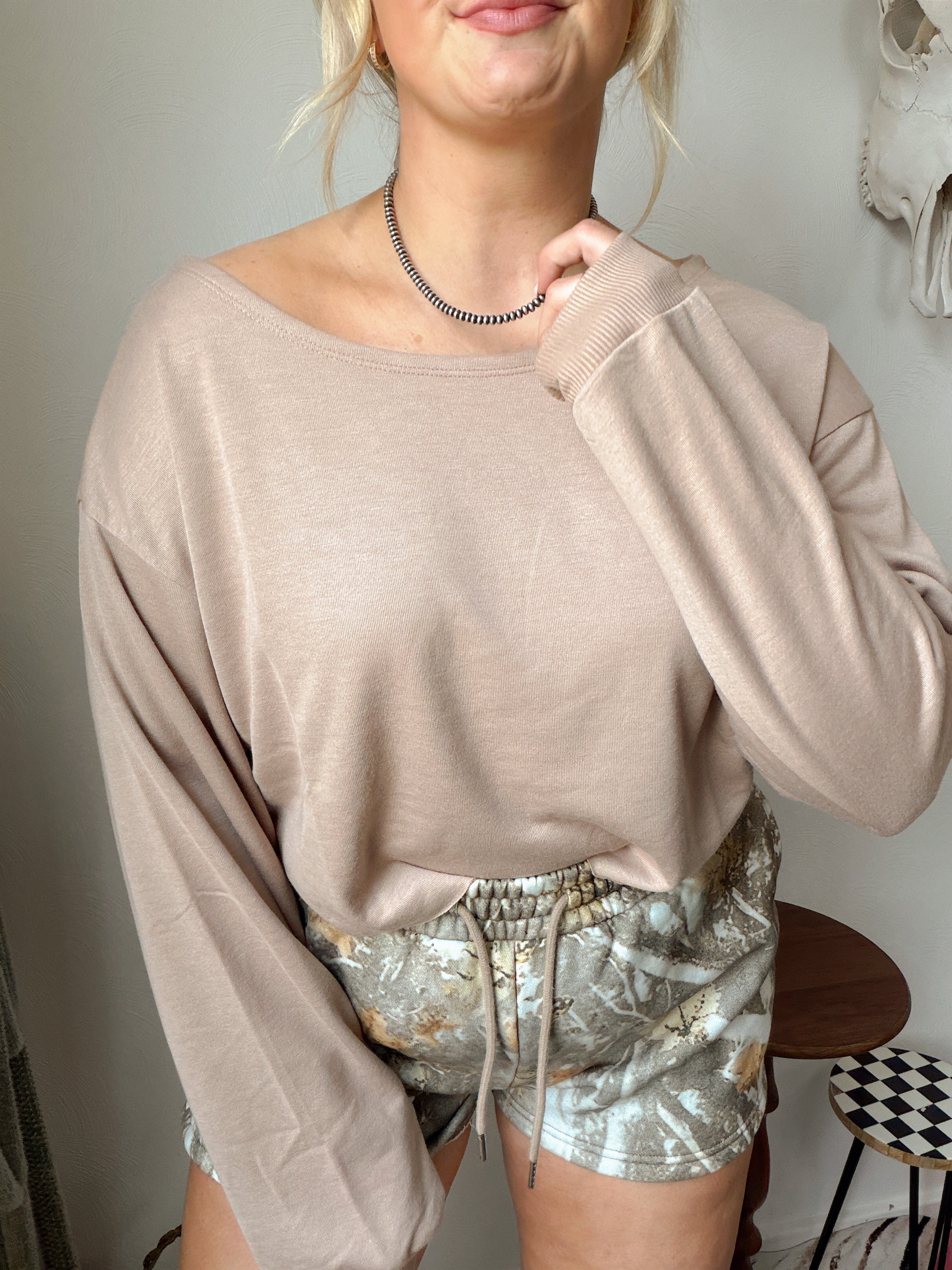 DESERT BOATNECK LS