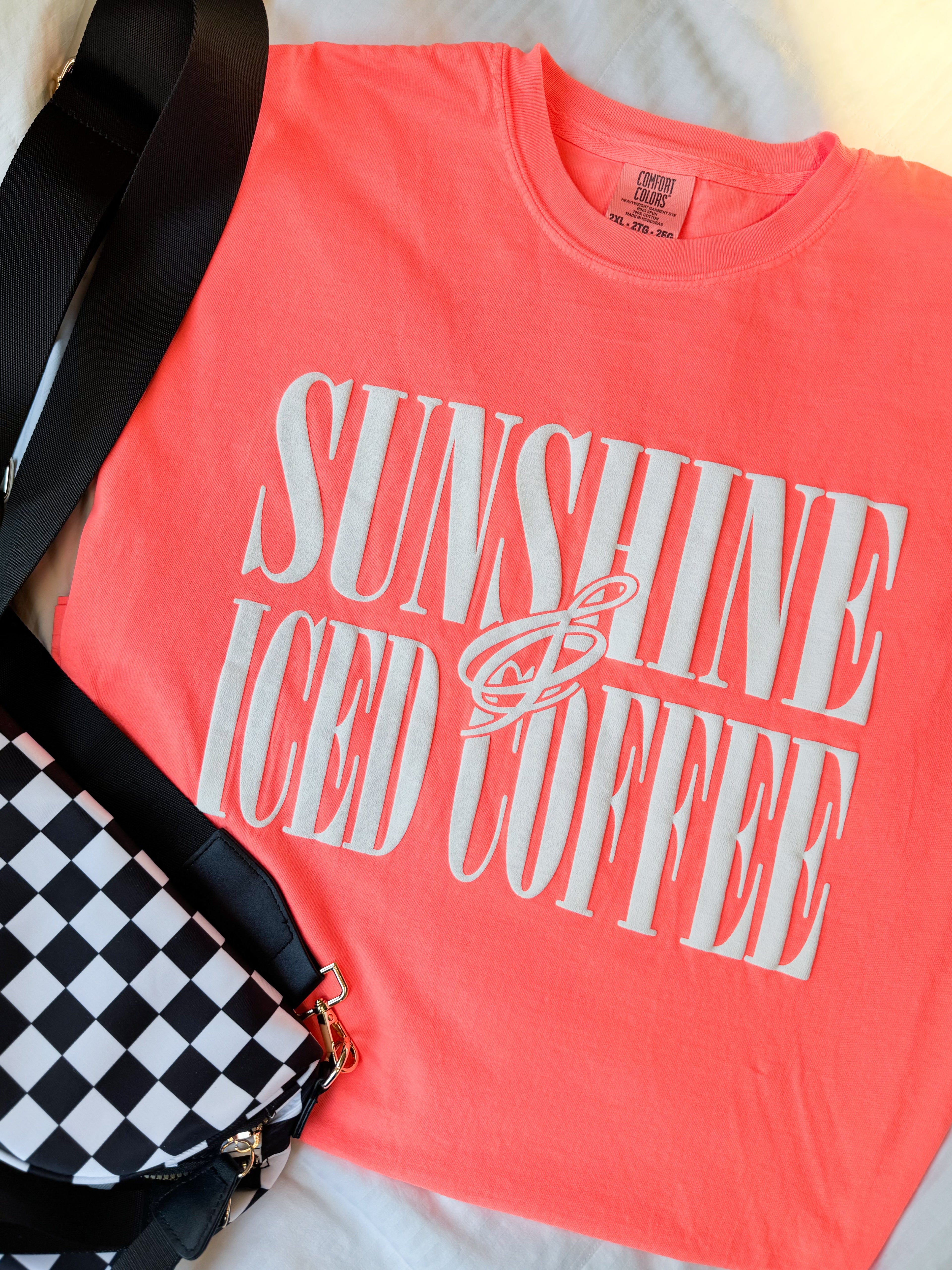 Sunshine and Iced Coffee Graphic Tee