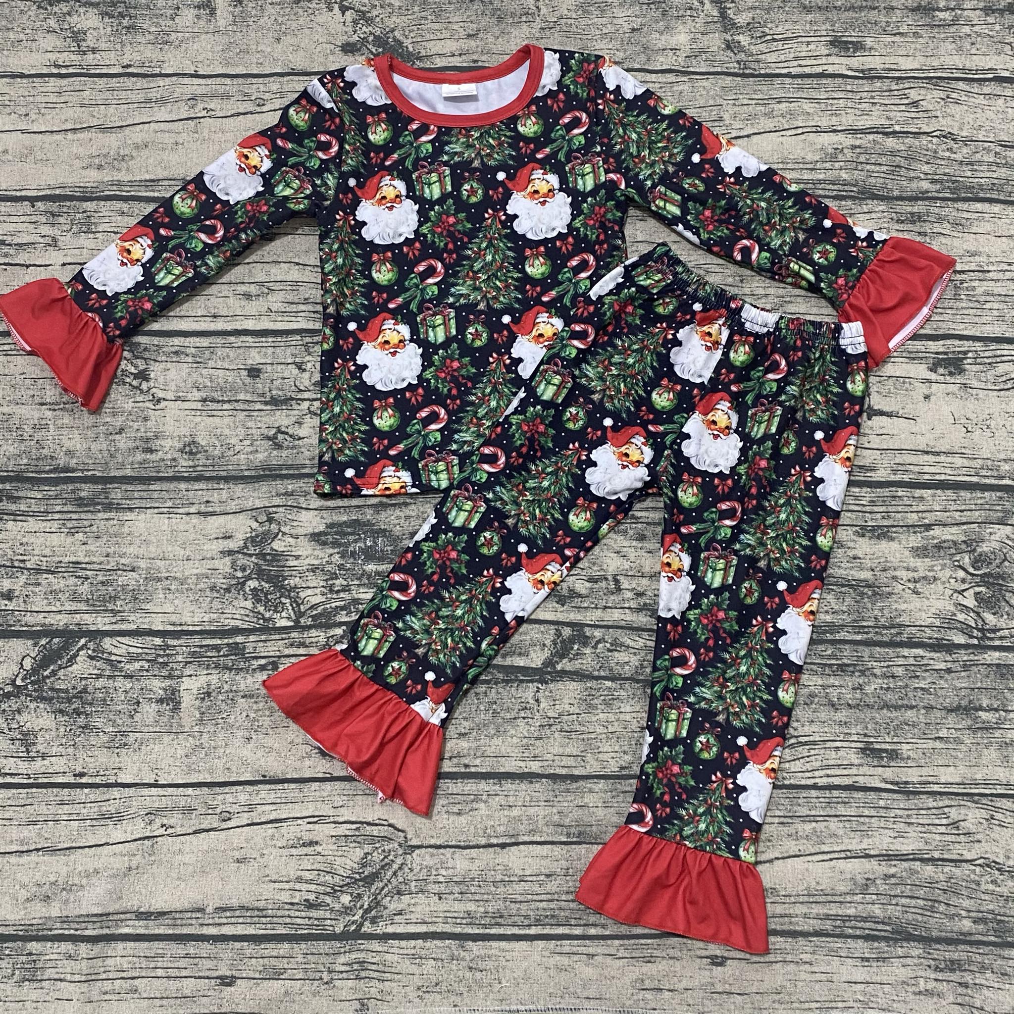 Christmas Eve Santa pj set