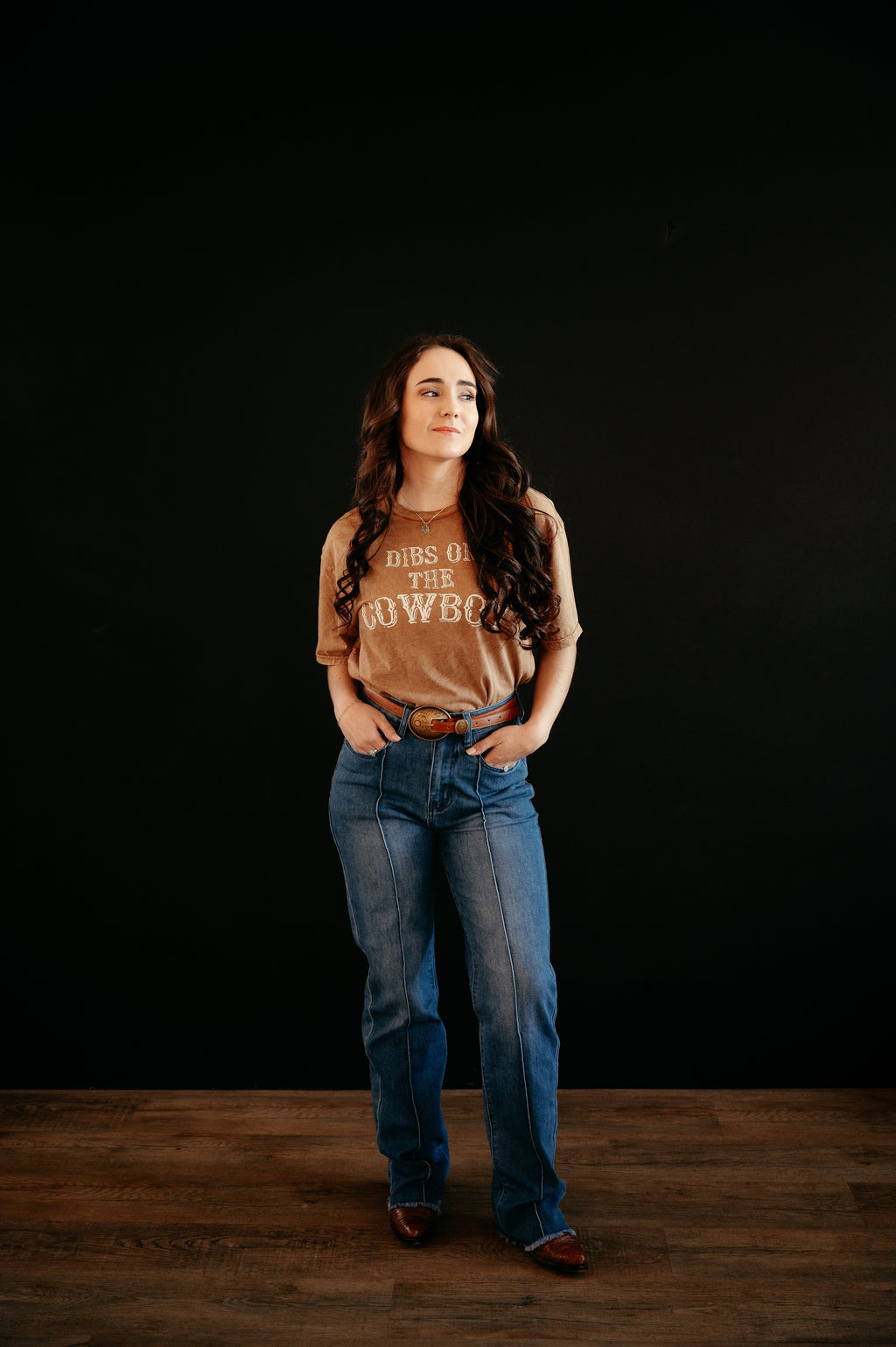 Oval Embossed Vintage Buckle Belt