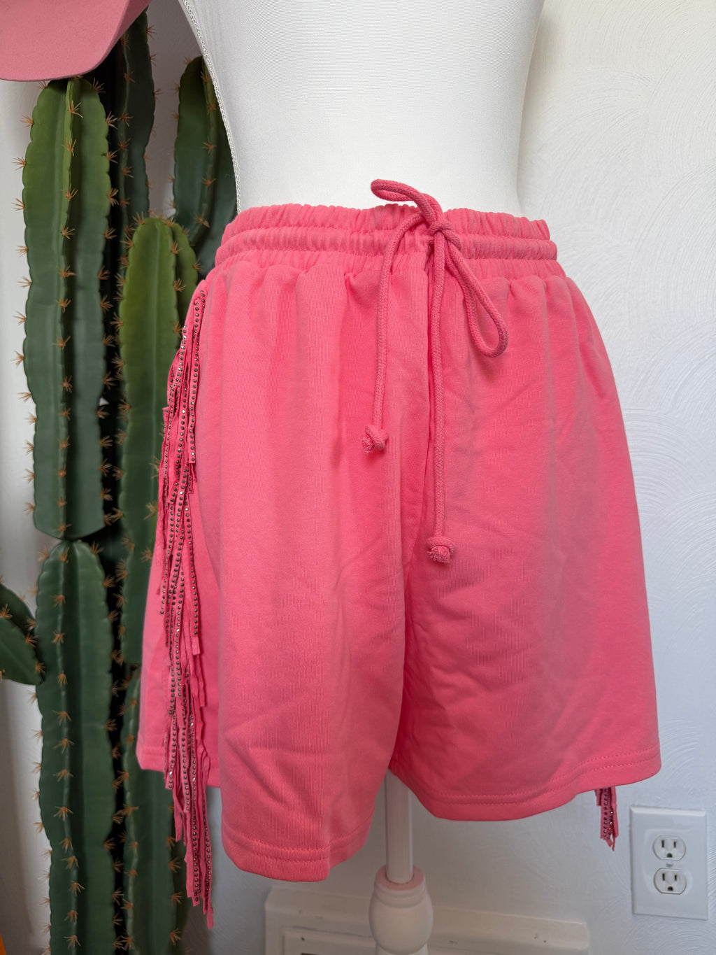 HOT GIRL FRINGE SHORTS