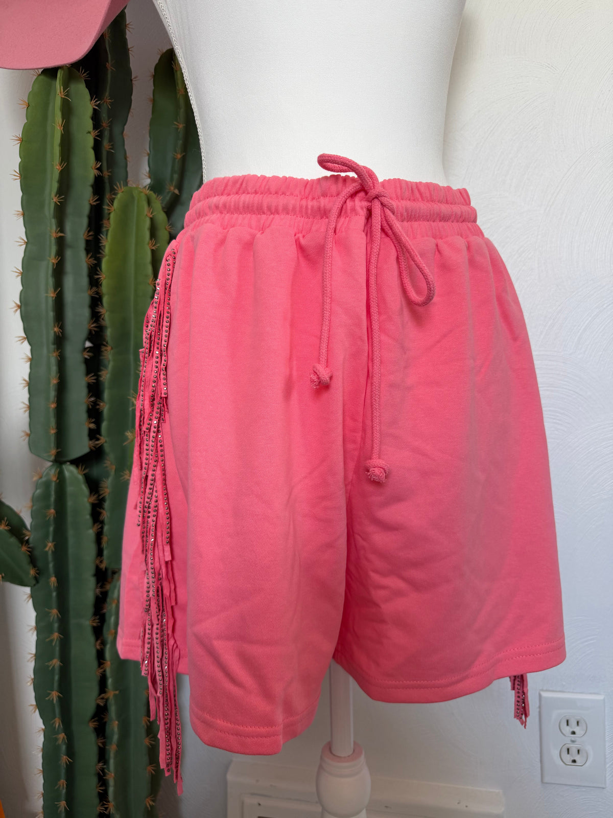 HOT GIRL FRINGE SHORTS