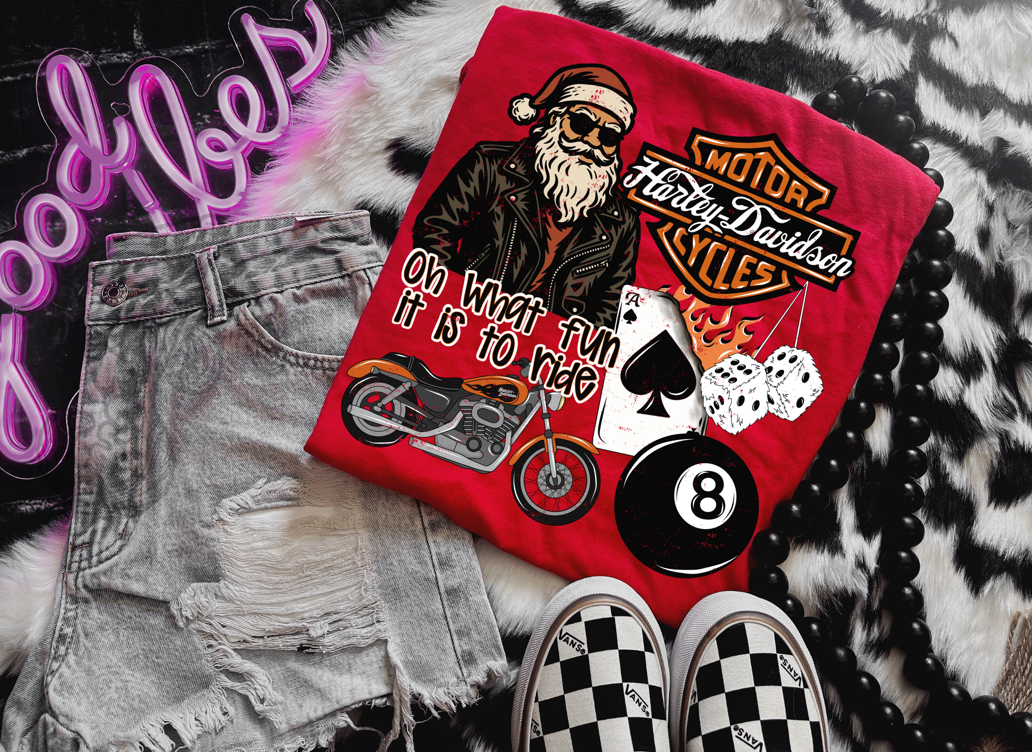 HD Christmas Collage tee