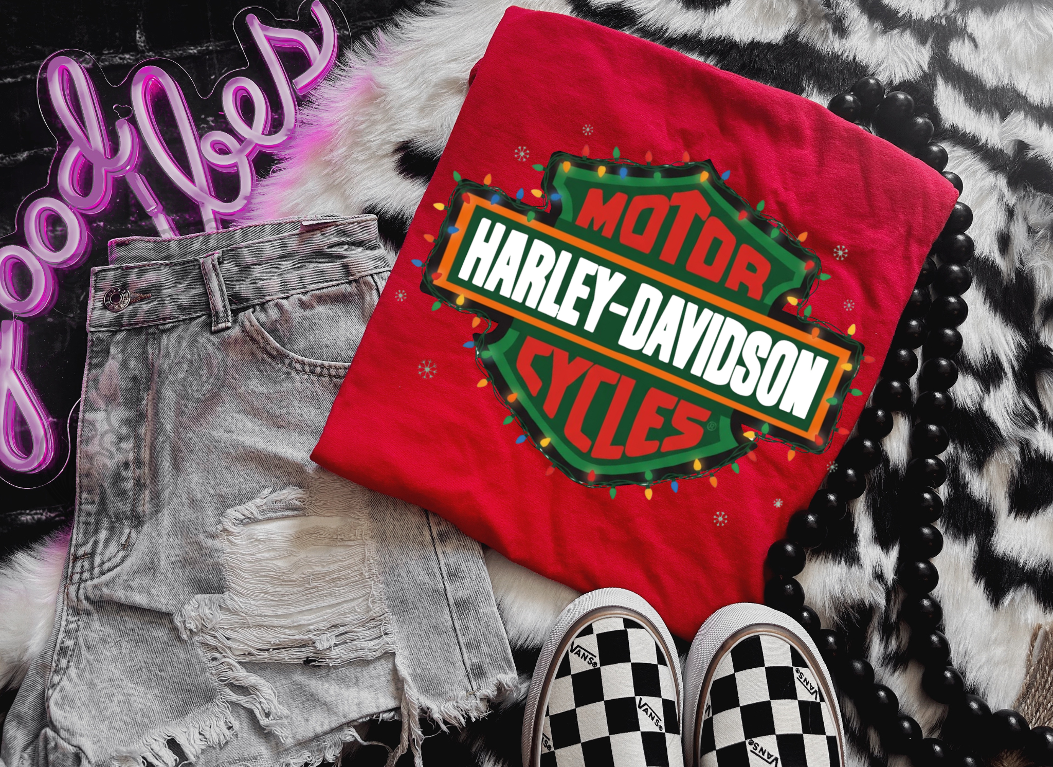 HD Christmas Lights tee