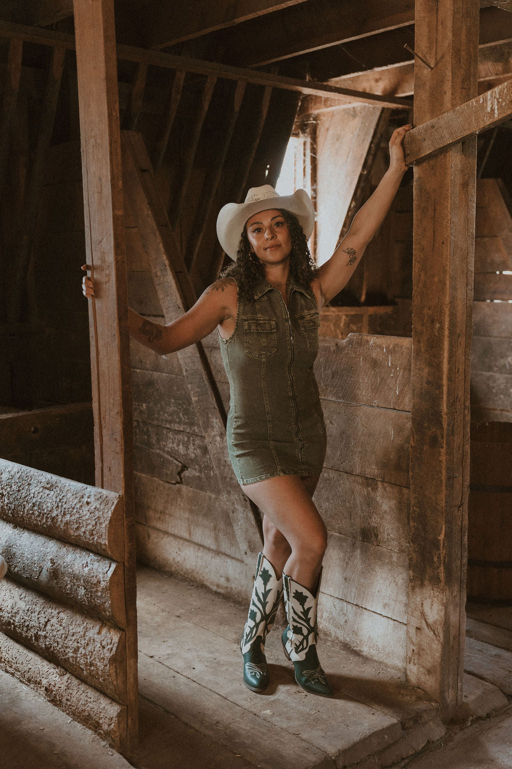 The Miley Dark Green Boot