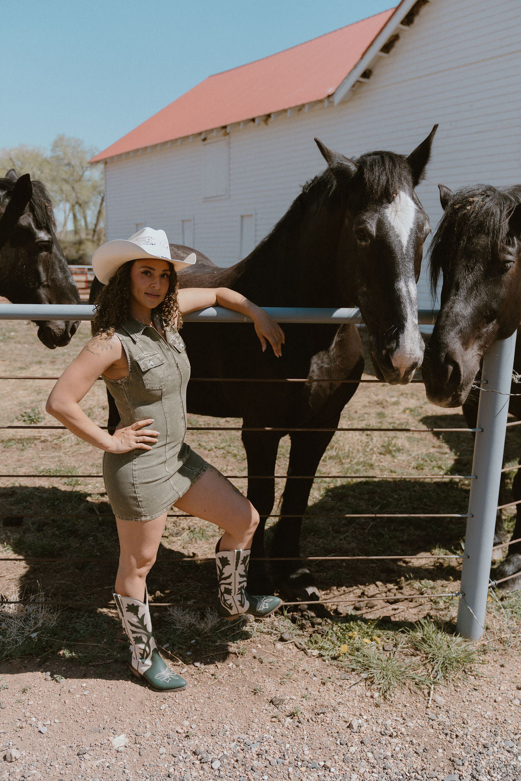 The Miley Dark Green Boot