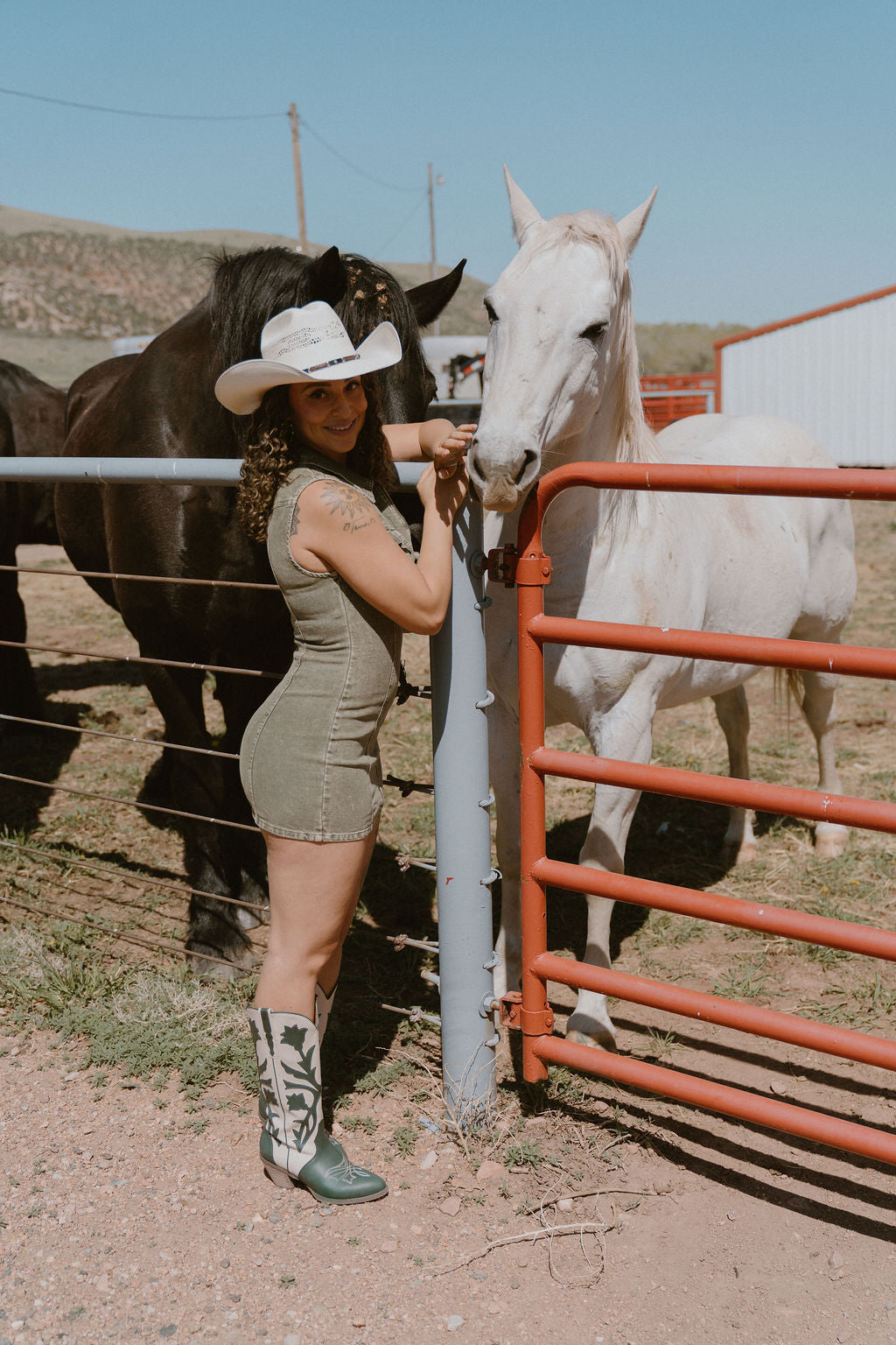 The Miley Dark Green Boot