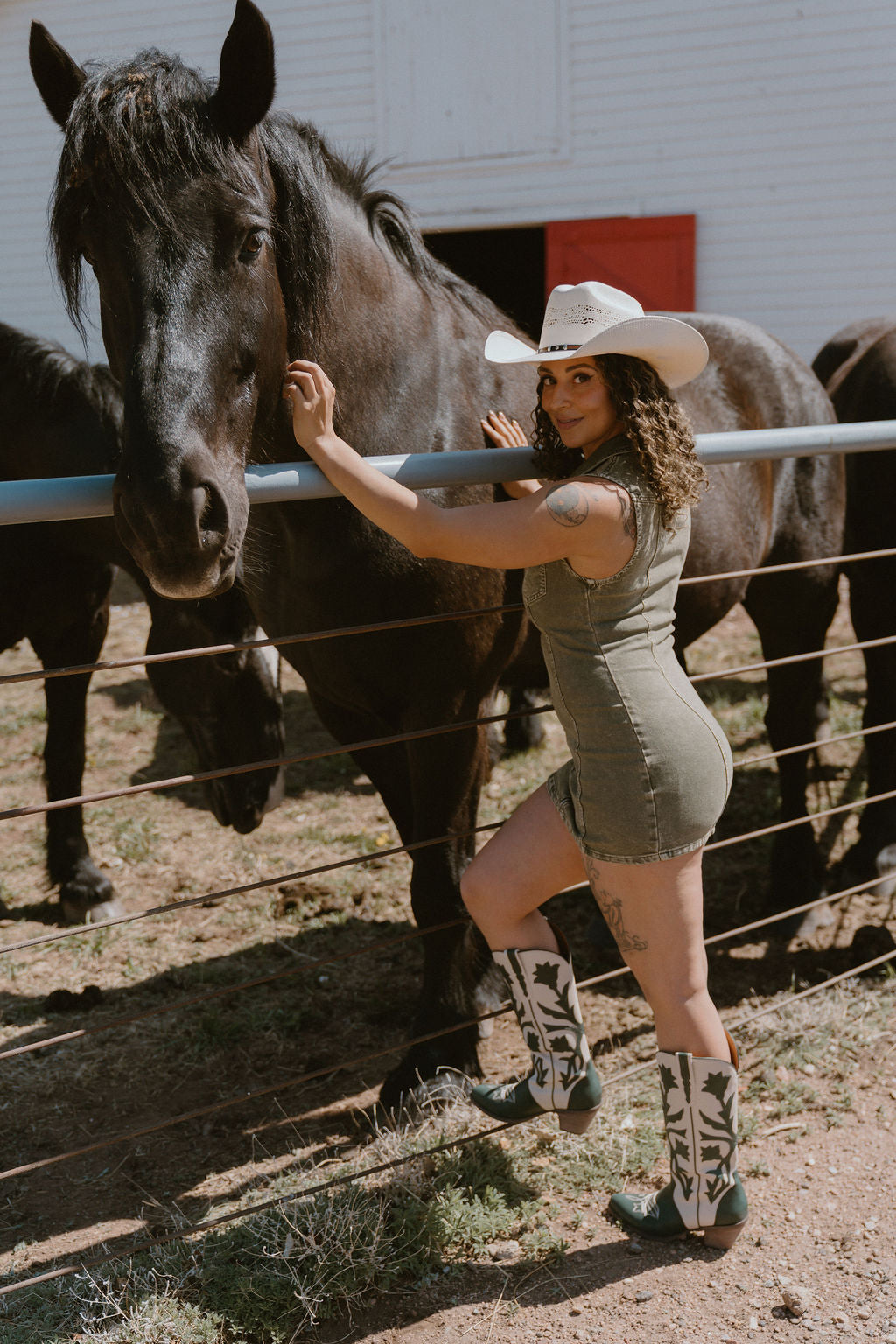 The Miley Dark Green Boot