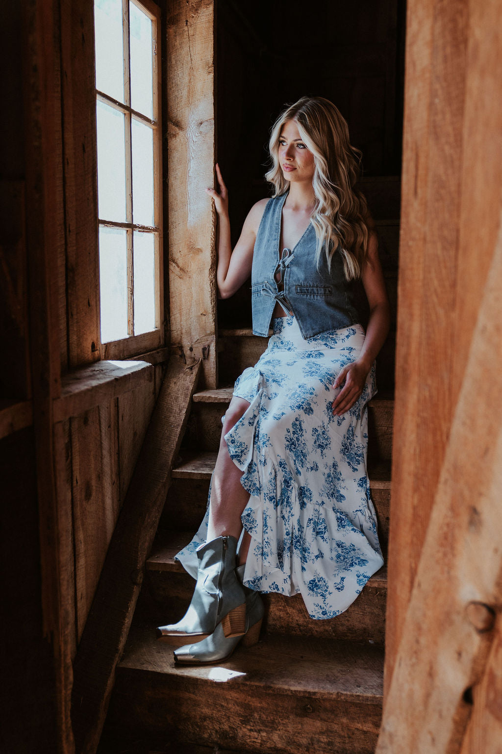 The Contessa Metallic Tip Boot