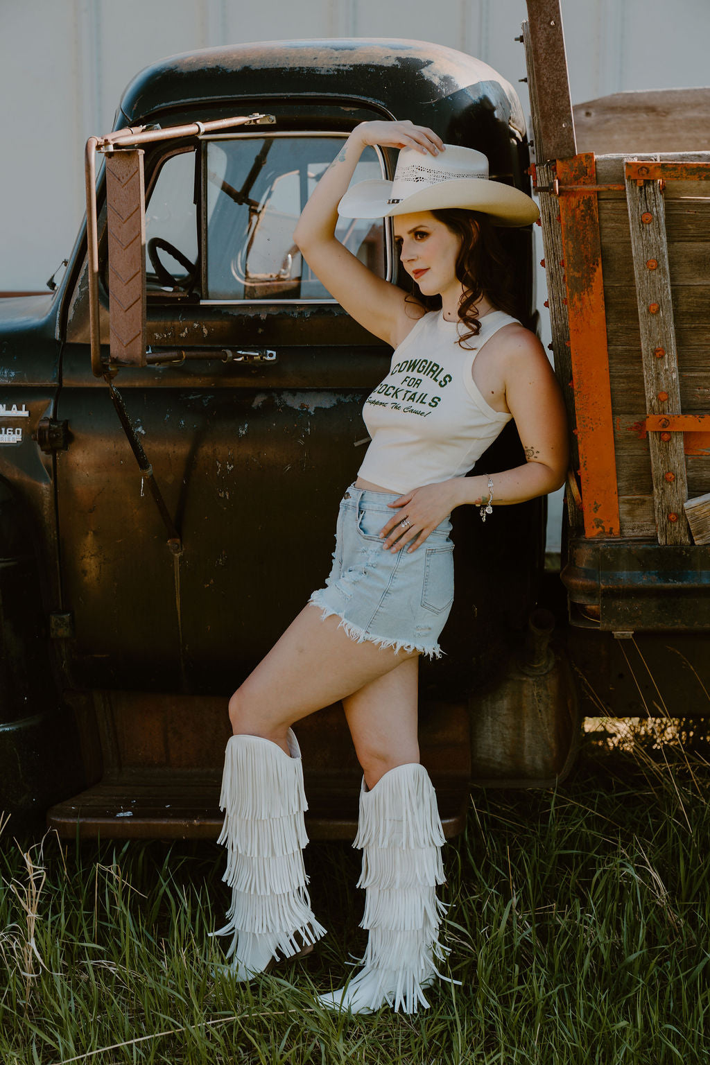 Cowgirls for Cocktails Tank