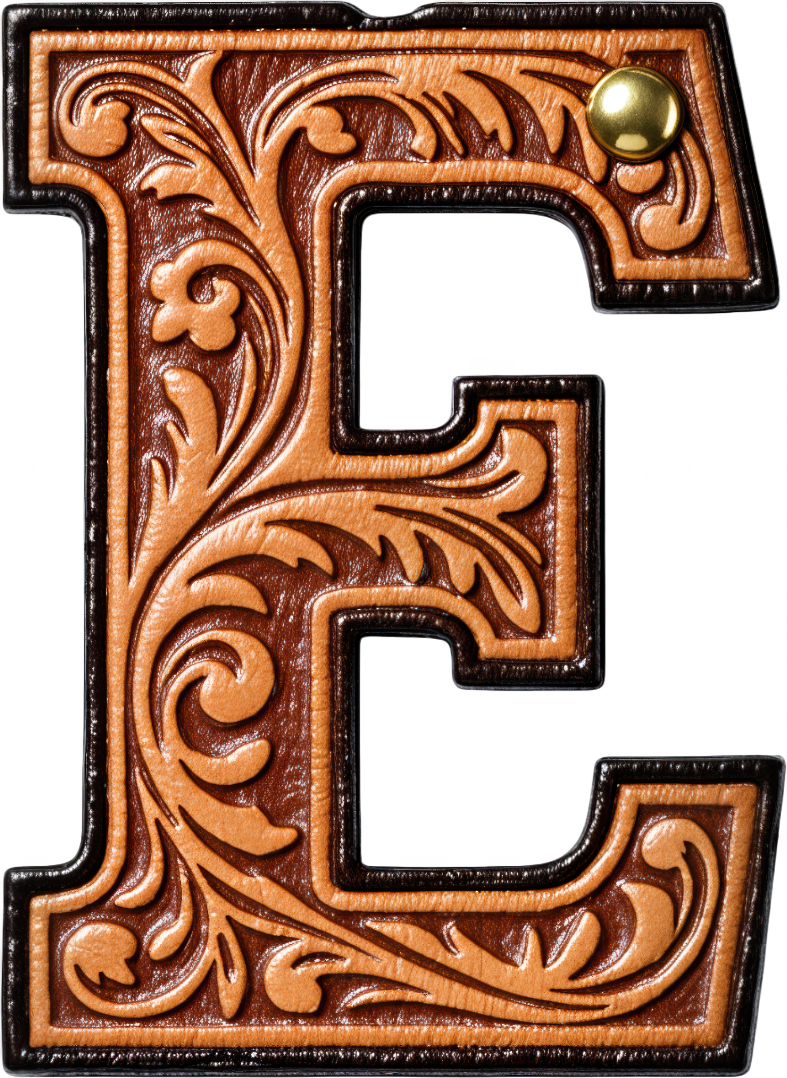 Monogrammed Initial Western Leather Look Saddle Longhorn Cowboy Cowgirl Kitchen Dish Towels Made in America