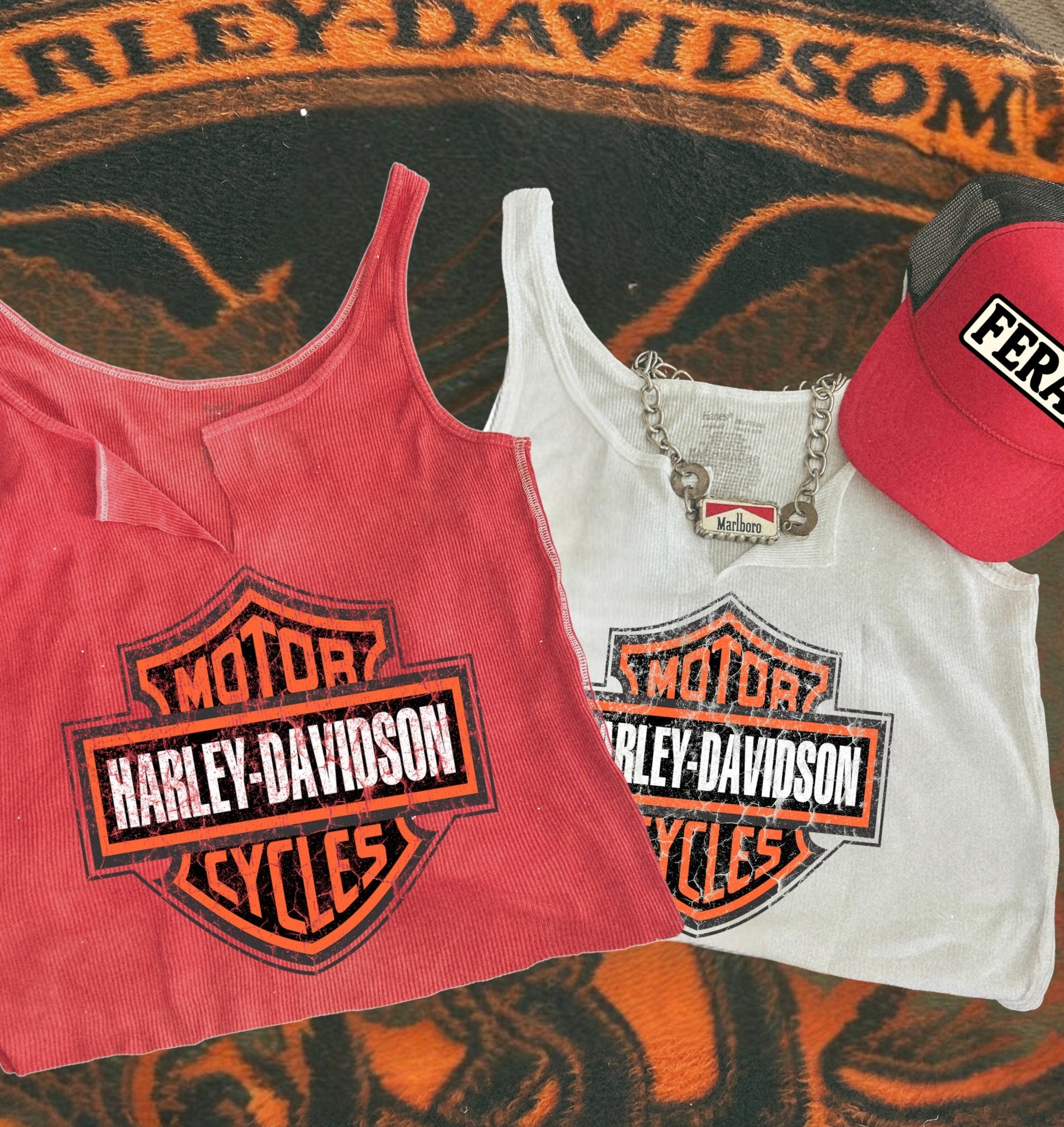 Distressed HD Vintage Inspired Tank