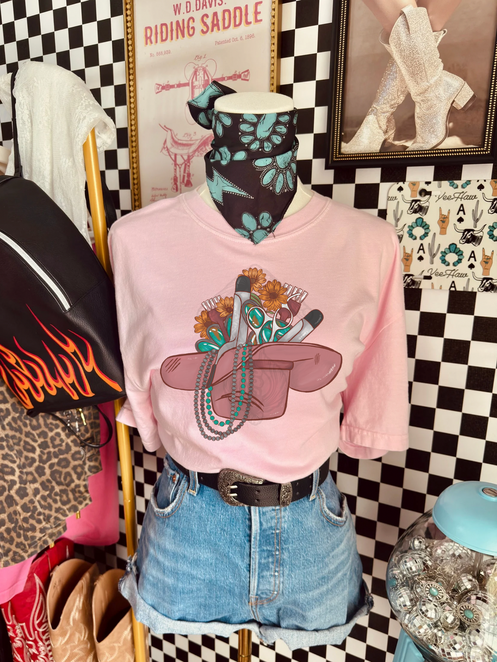 Hairstylist hat full Tee