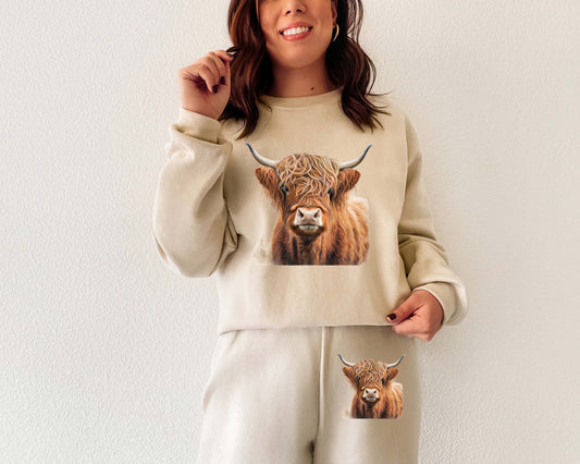 Highland Cow SWEATSUIT SET