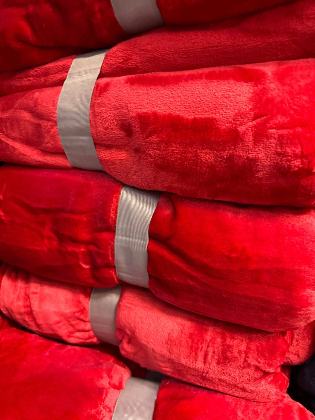 Solid Red Super Plush Blanket
