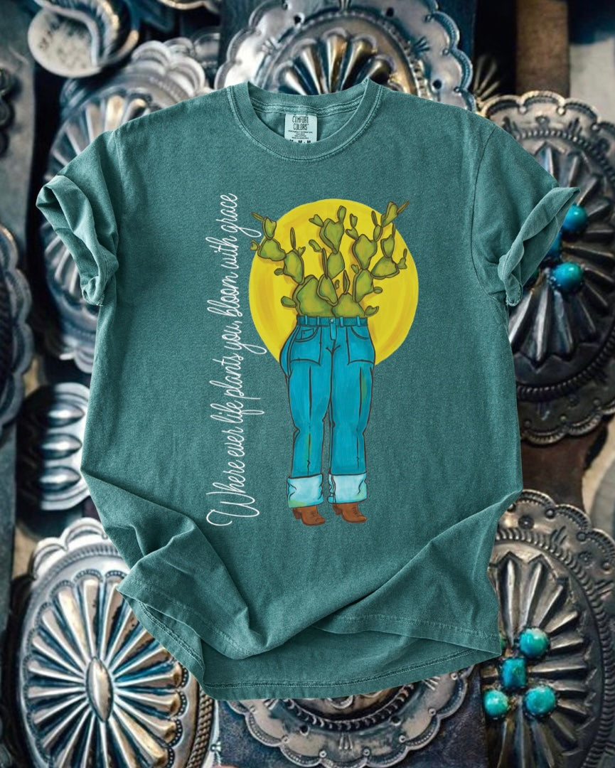 Bloom with Grace tee