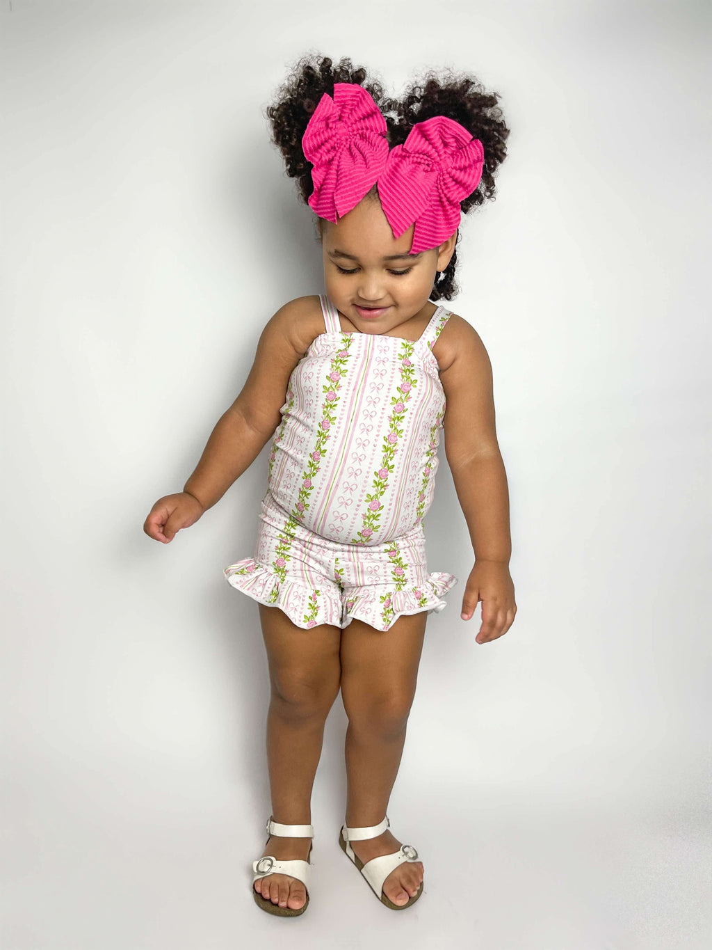 Pink Floral Shortie Jumper