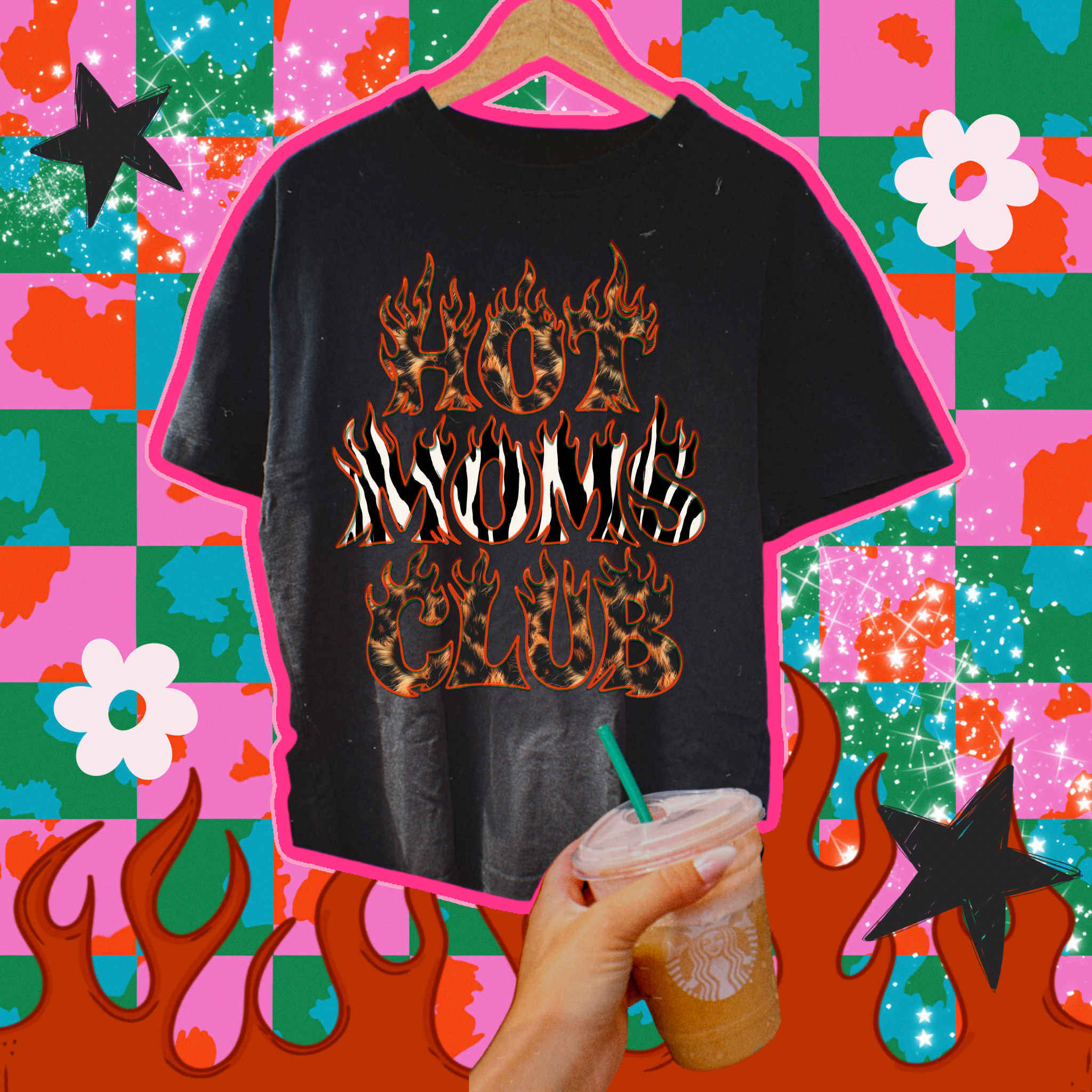 Hot moms club tee